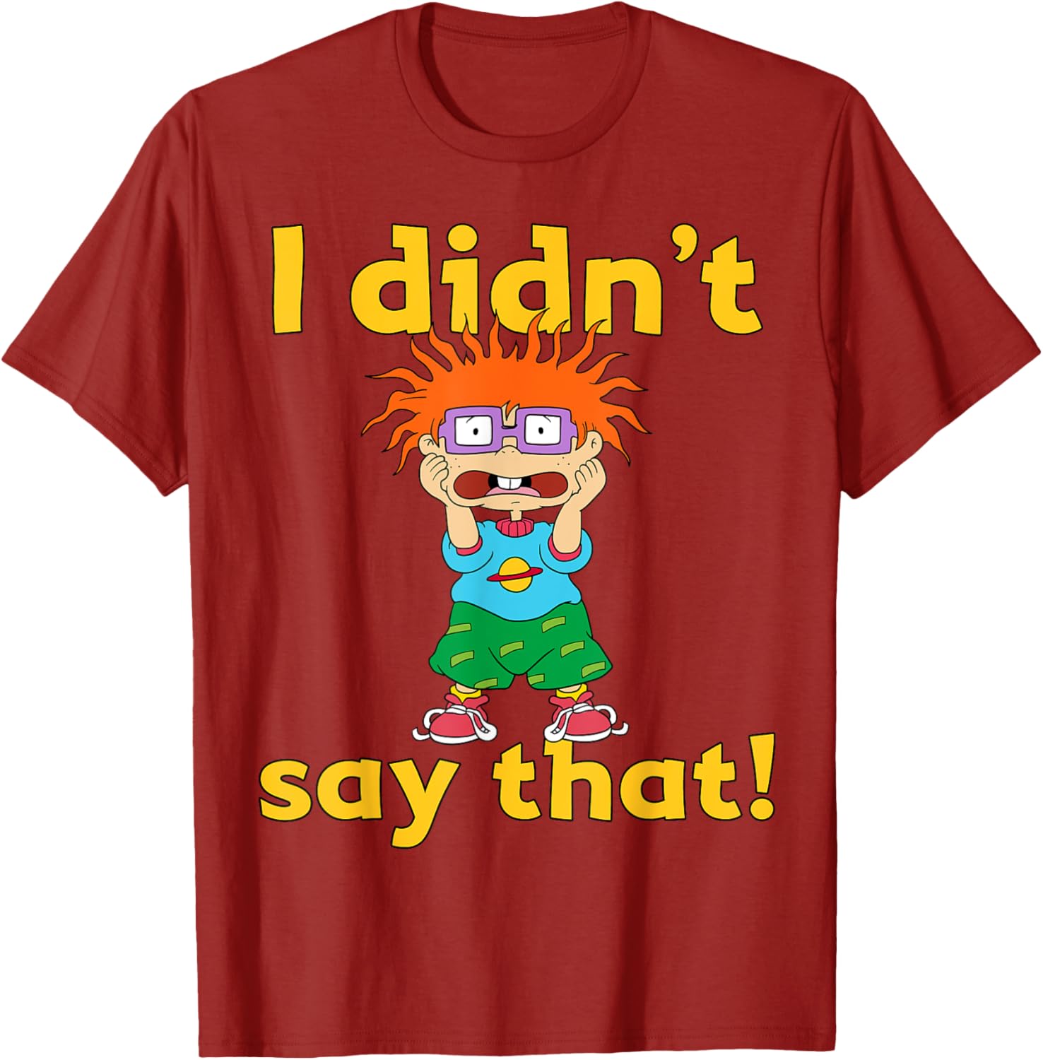 Mademark x Rugrats Chuckie Finster I Didn't Say That T-Shirt for Fans - 4