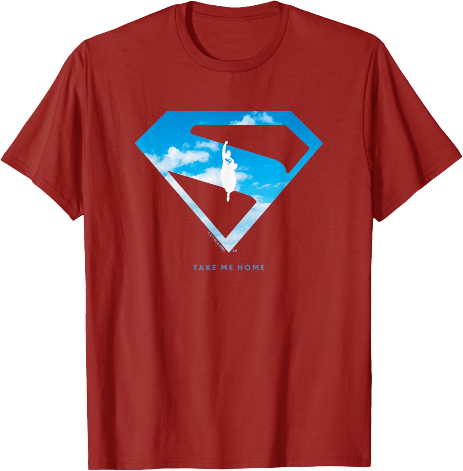Superman Cloud Shield T-Shirt for Fans of the 2025 Movie Adventure - 1