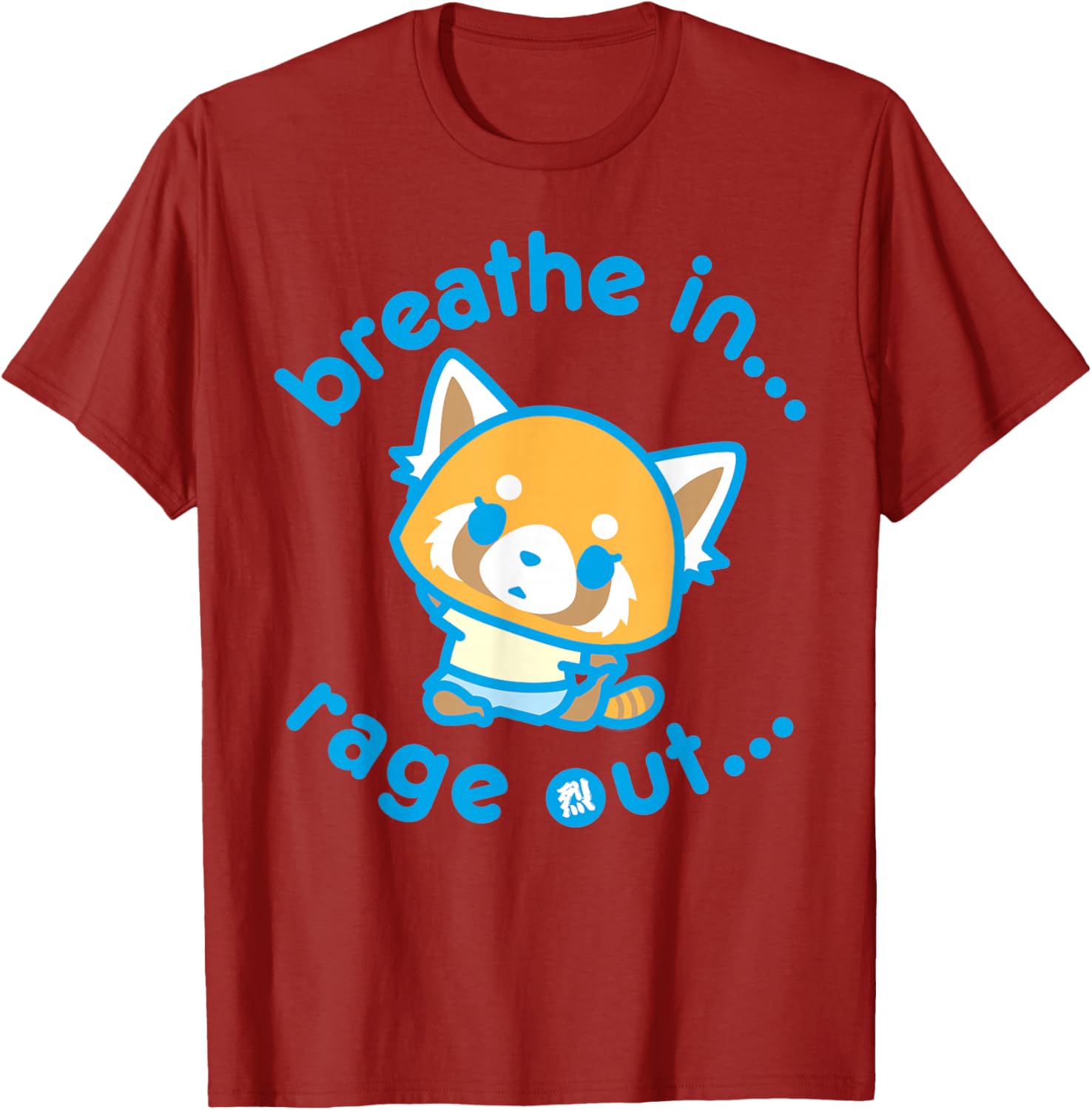 Aggretsuko Yoga Breathe In Rage Out T-Shirt for Fans and Yoga Lovers - 18