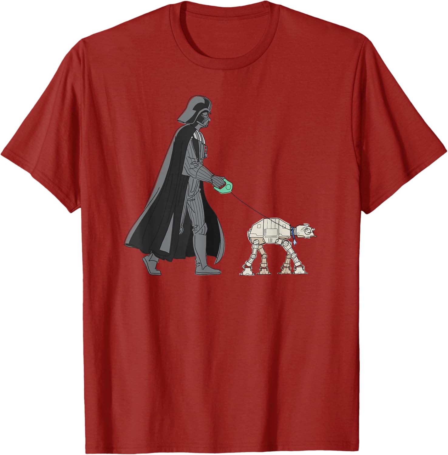 Darth Vader Dog Walker Meme T-Shirt for Star Wars Fans and Pets Lovers - 6