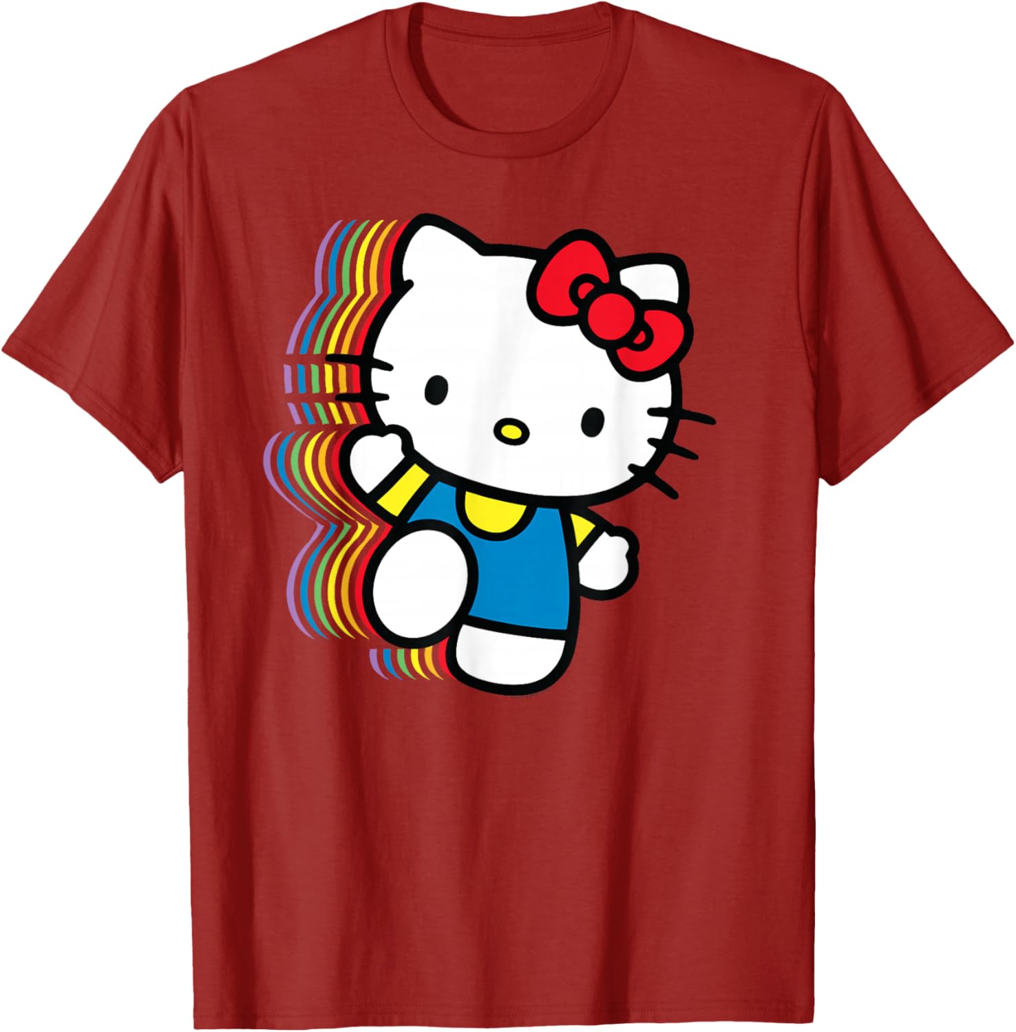 Hello Kitty Rainbow T-Shirt for Kids - Cute and Colorful Fashion Wear - 5