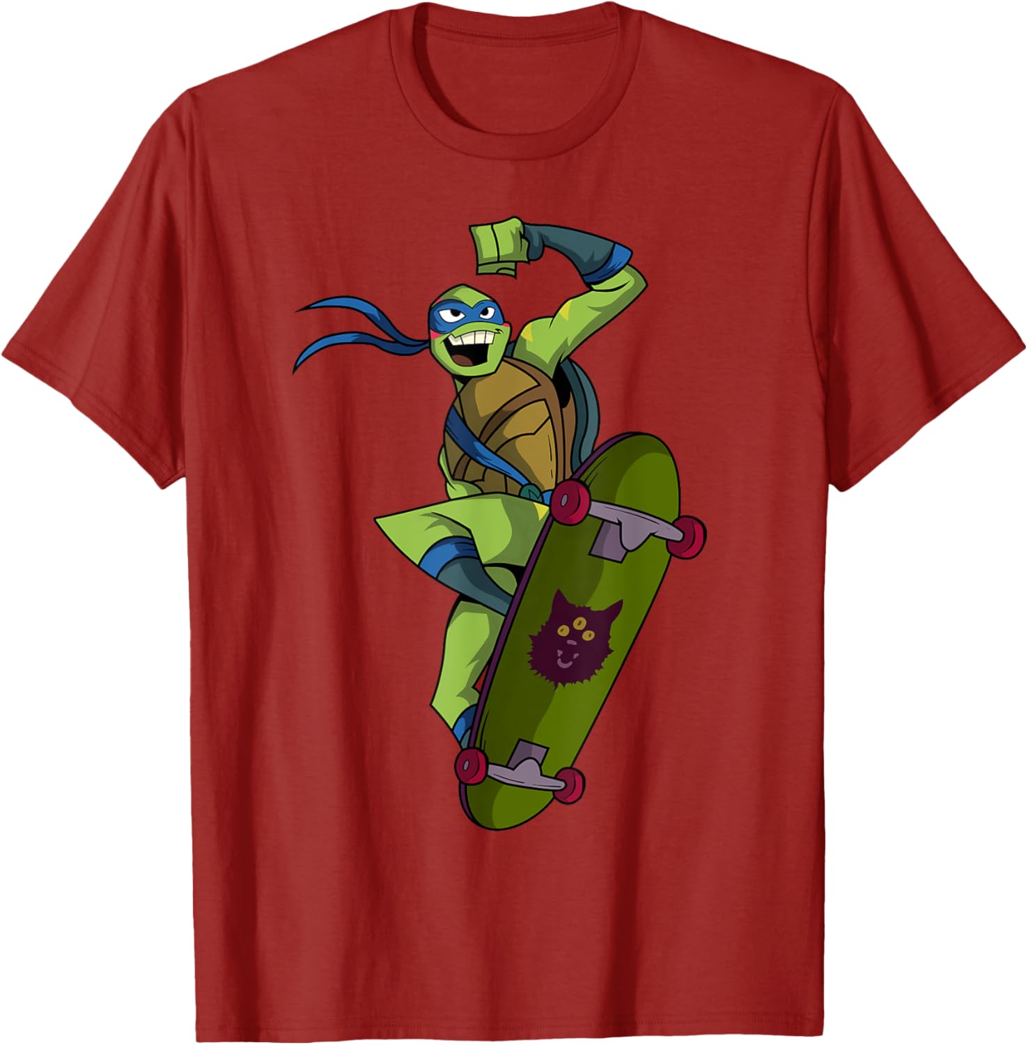 Mademark Teenage Mutant Ninja Turtles Leonardo Skateboard T-Shirt for Kids - 17