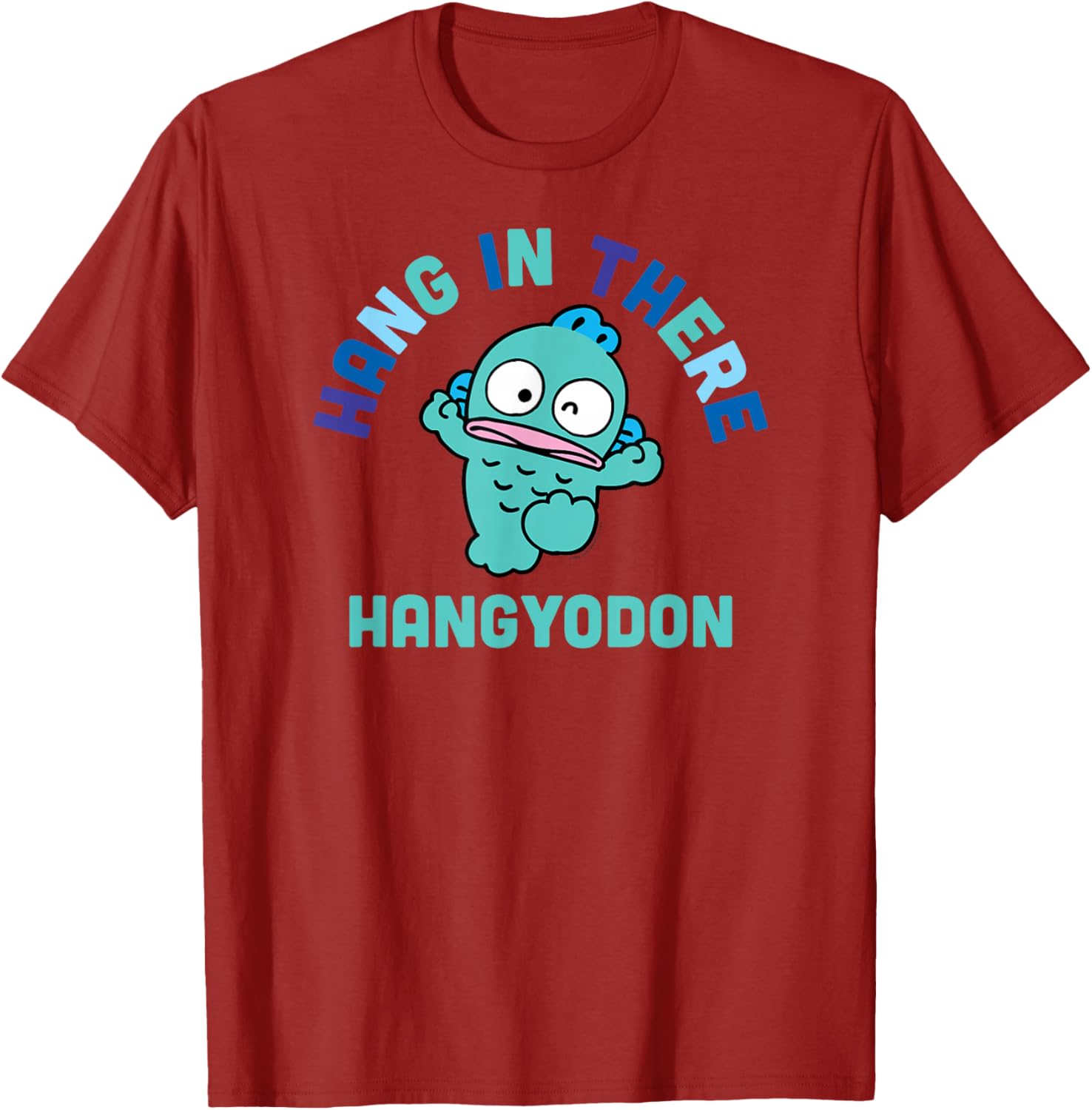 Hangyodon Hang in There T-Shirt Cute Graphic Tee for Everyday Wear - 11