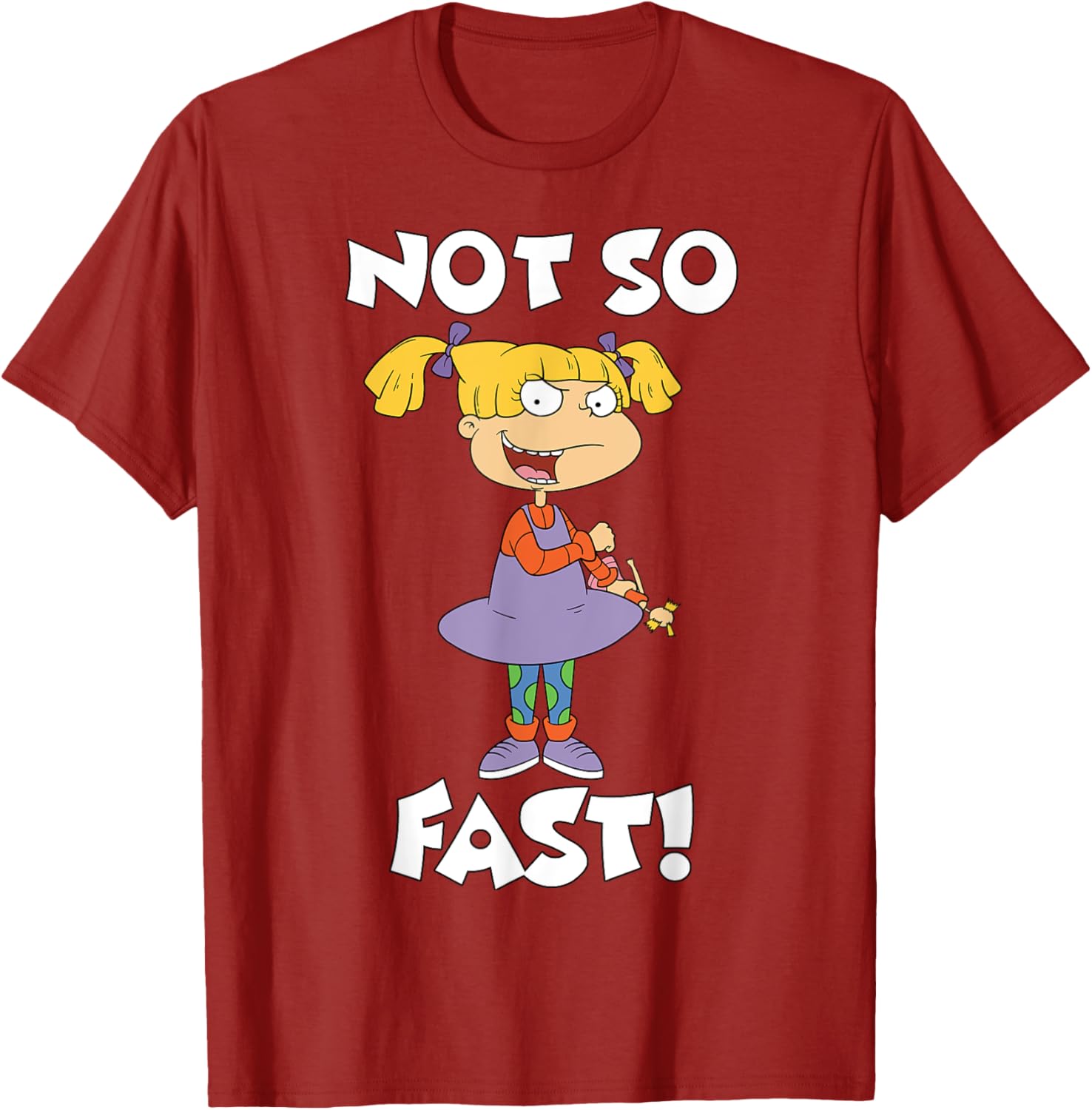 Mademark Rugrats Angelica Pickles Not So Fast T-Shirt for Kids - 7