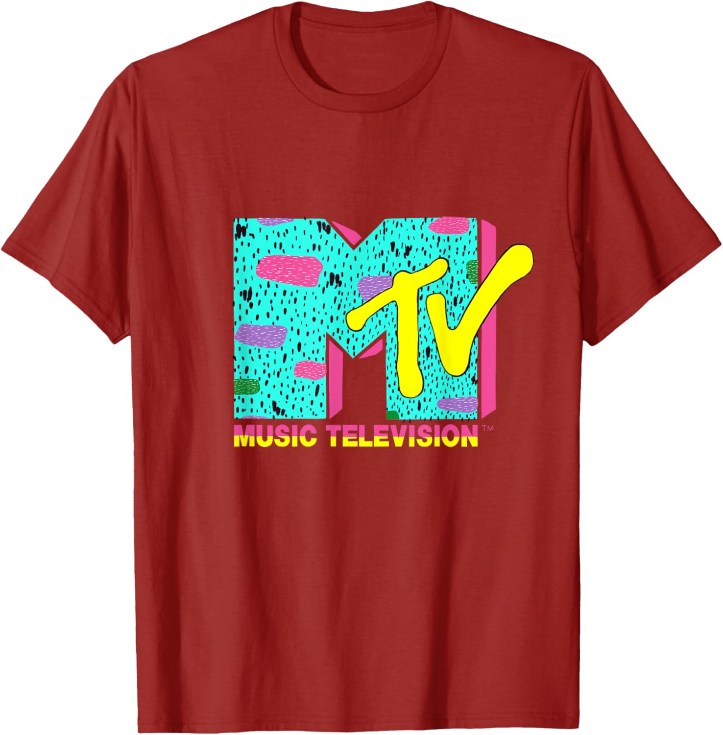 Vibrant Mademark x MTV Logo T-Shirt with Funky Design for Enthusiasts - 9
