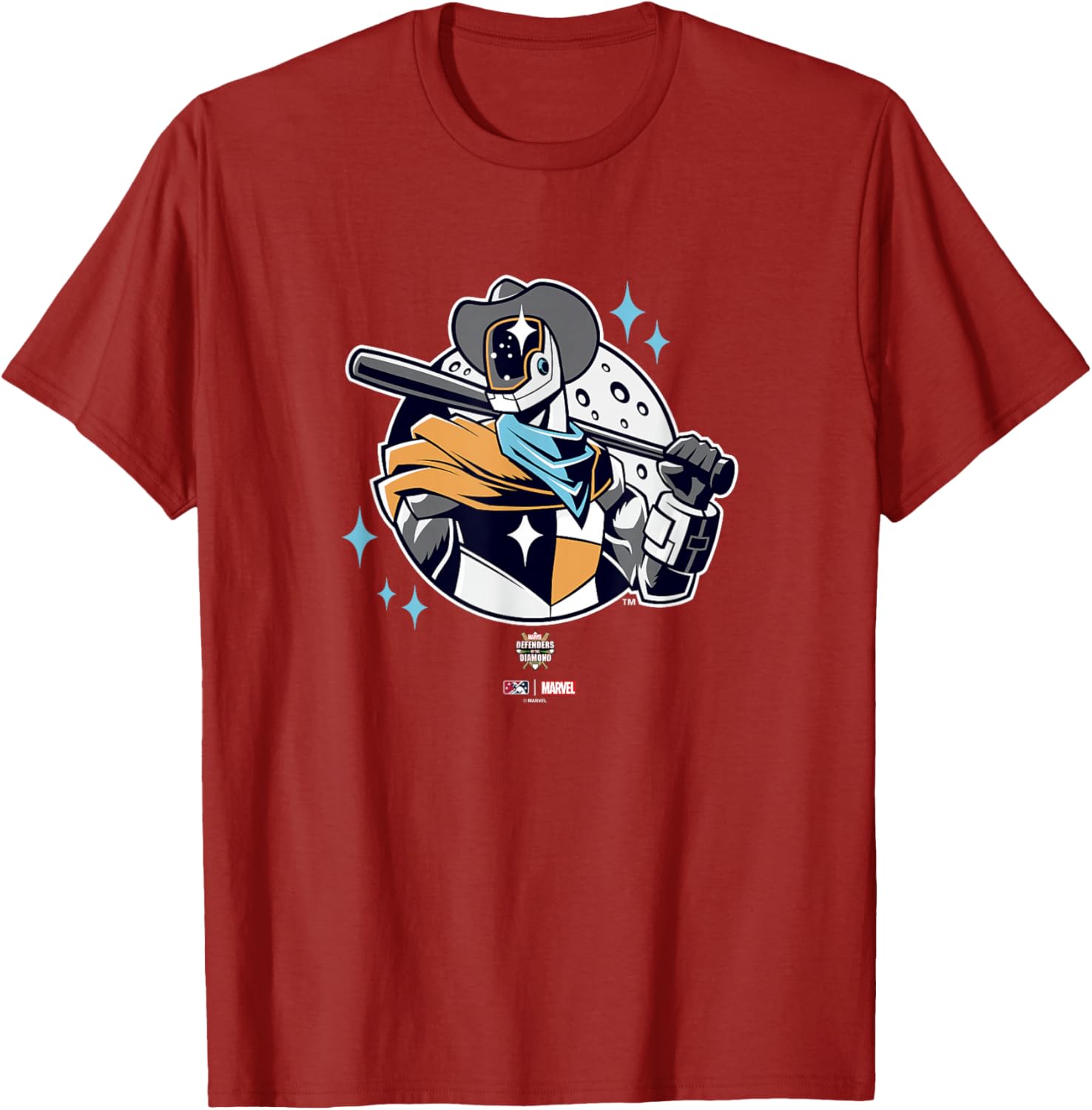 Marvel x MiLB Space Cowboys Logo T-Shirt Stylish Fan Apparel - 9