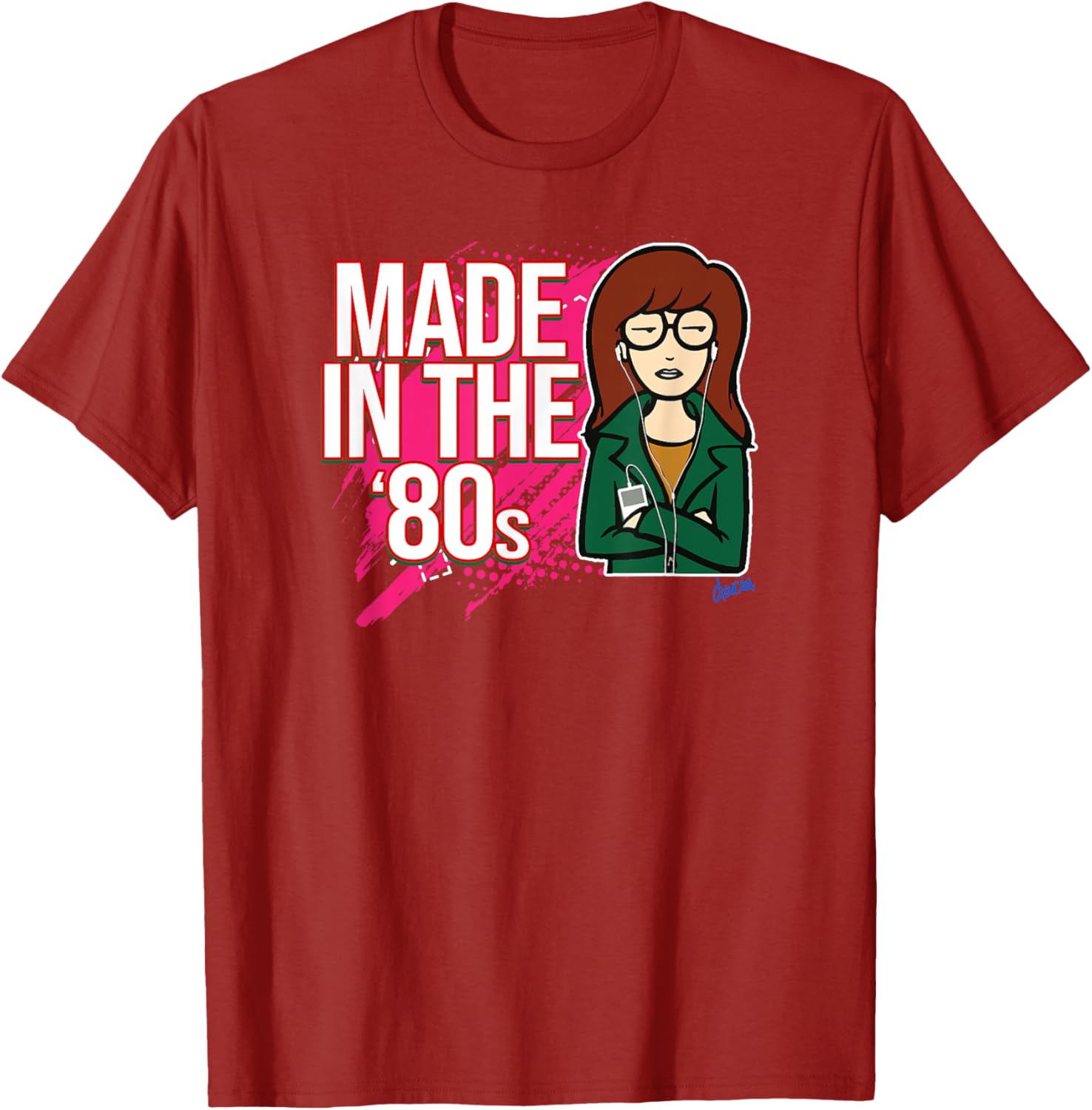 Mademark x Daria Retro 80s T-Shirt for Vintage Style Enthusiasts - 14