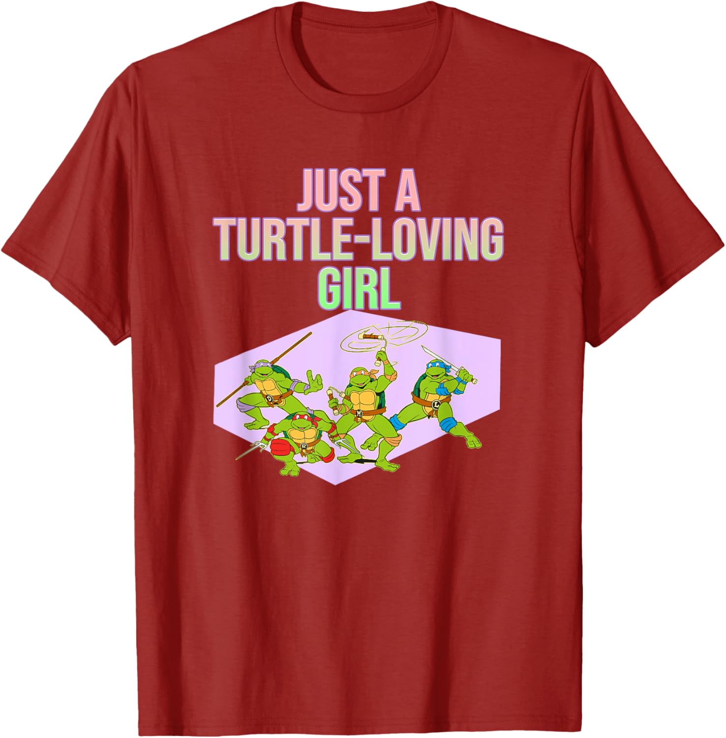 Mademark Teenage Mutant Ninja Turtles Turtle-Loving Girl T-Shirt - 8
