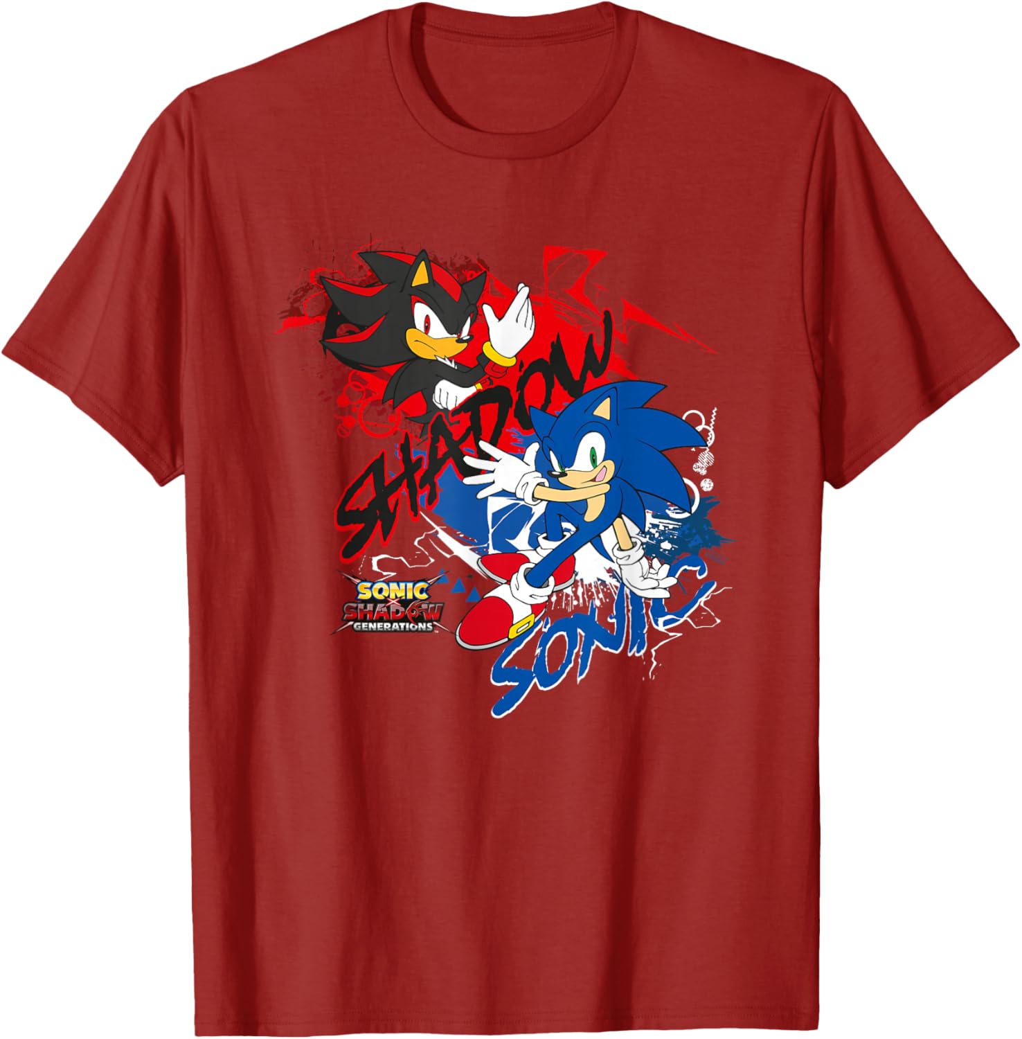 Sonic X Shadow Generations T-Shirt for Fans of Sonic the Hedgehog - 13