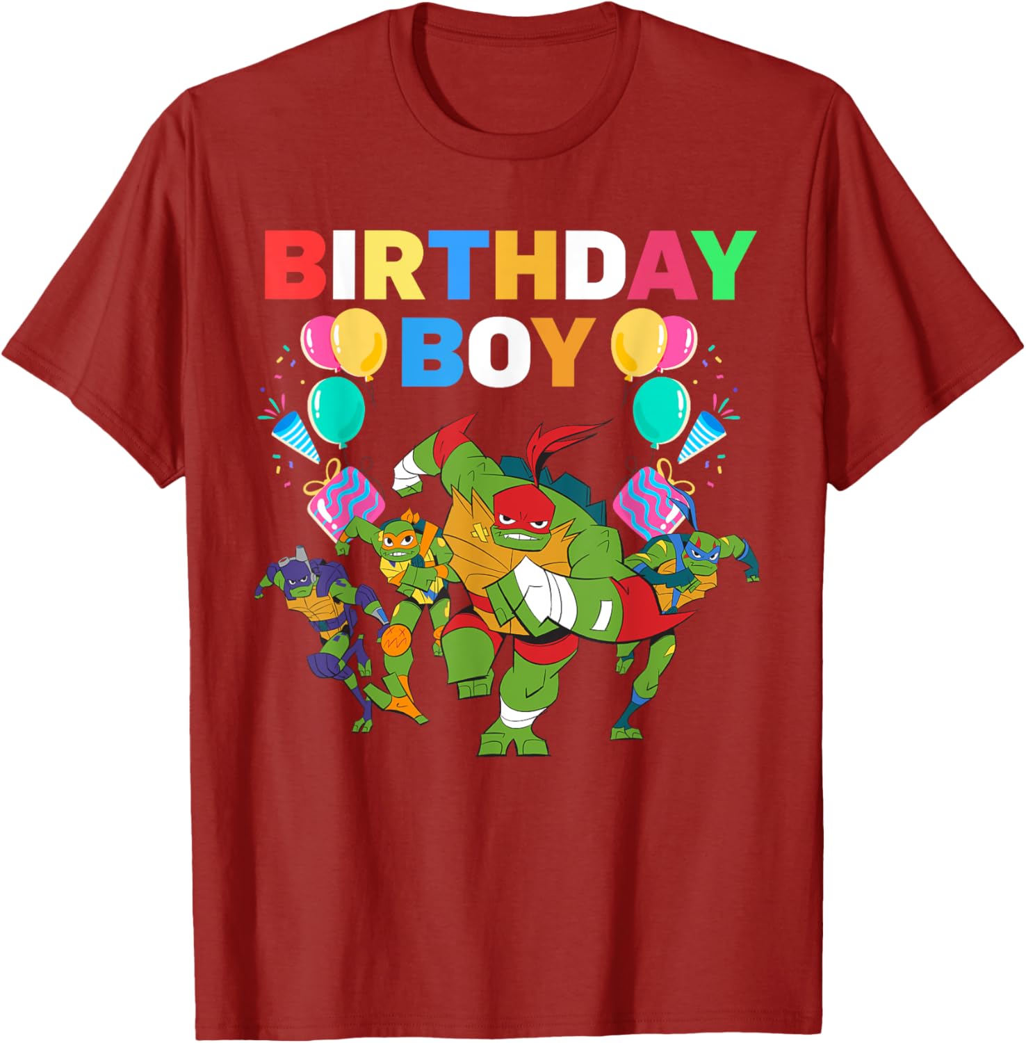 Teenage Mutant Ninja Turtles Birthday Boy T-Shirt Gift for Fans - 4