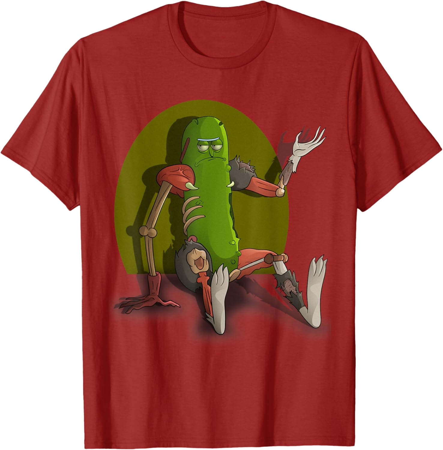 Mademark x Rick and Morty Pickle Rick Interview T-Shirt for Fans - 3