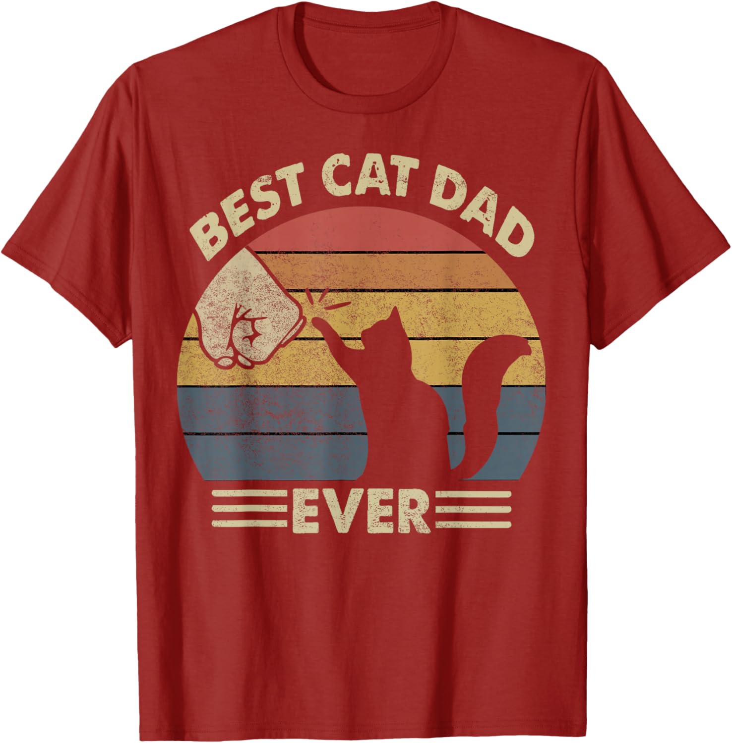 Funny Cat Dad T-Shirt for Men - Best Gift for Cat Lovers - 14