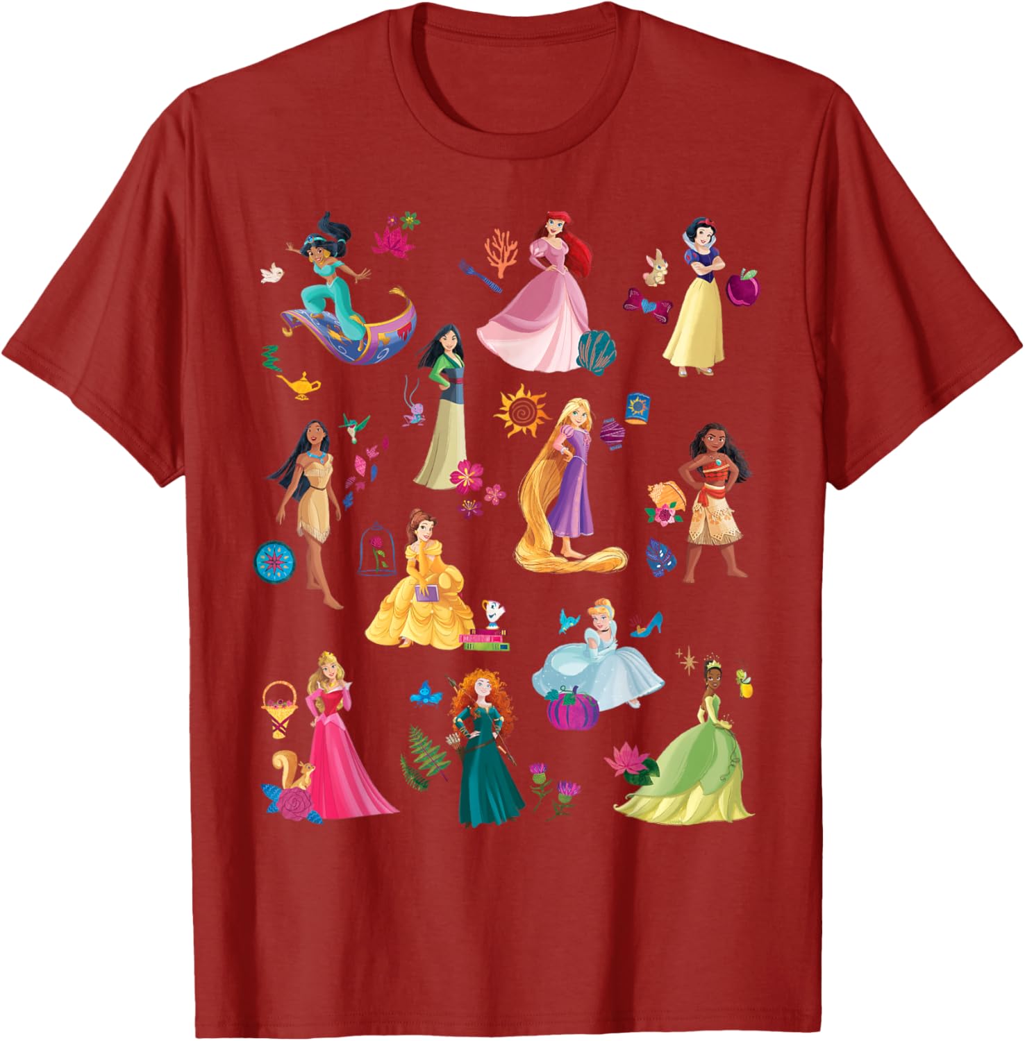 Disney Princess Magical Print T-Shirt for Kids Fun and Fashionable Wear - 18