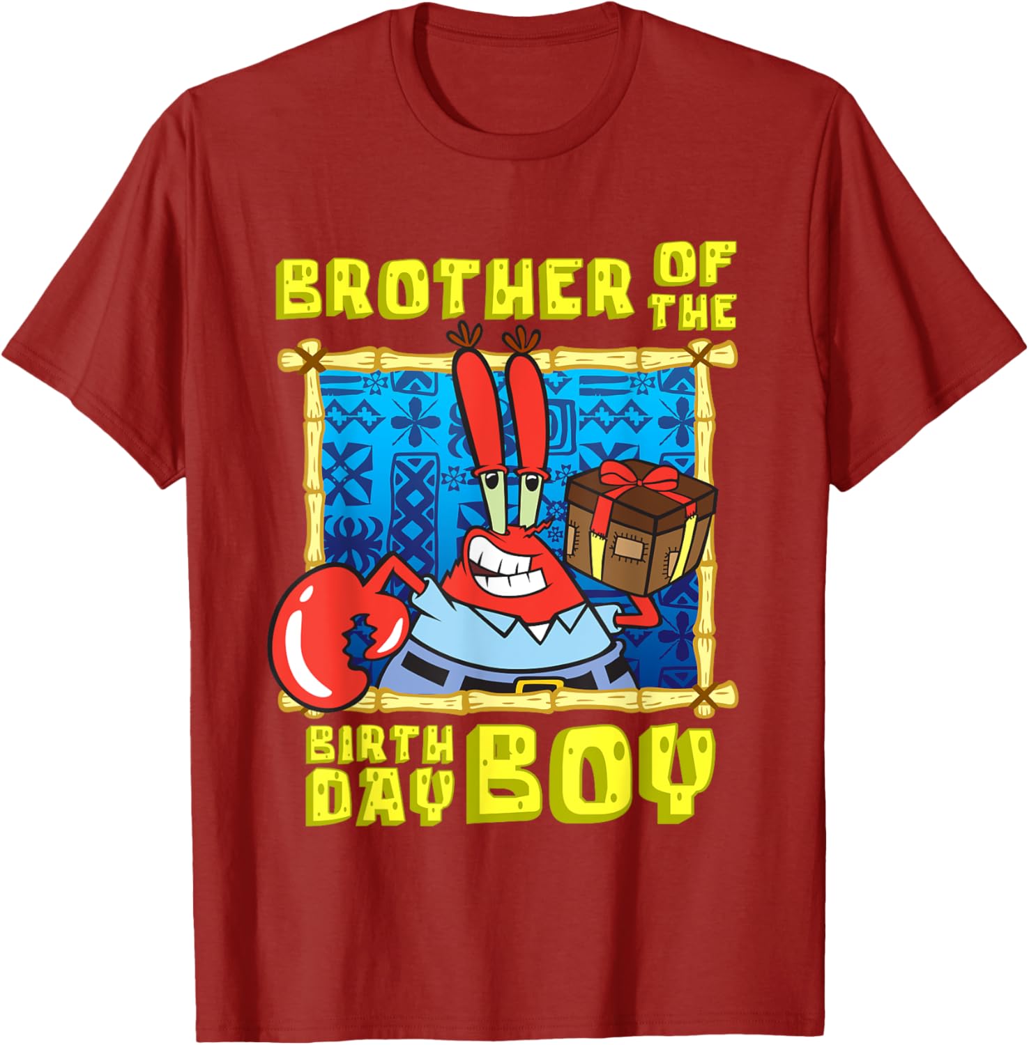 Mademark SpongeBob Mr. Krabs Brother Birthday T-Shirt for Boys - 6