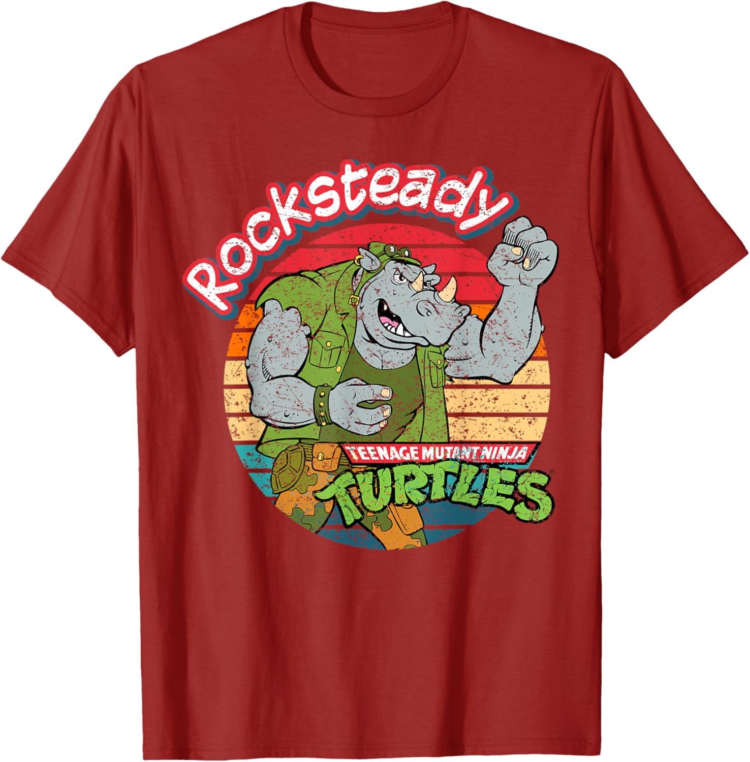 Mademark TMNT Rocksteady Ready For Action T-Shirt for Fans and Collectors - 9