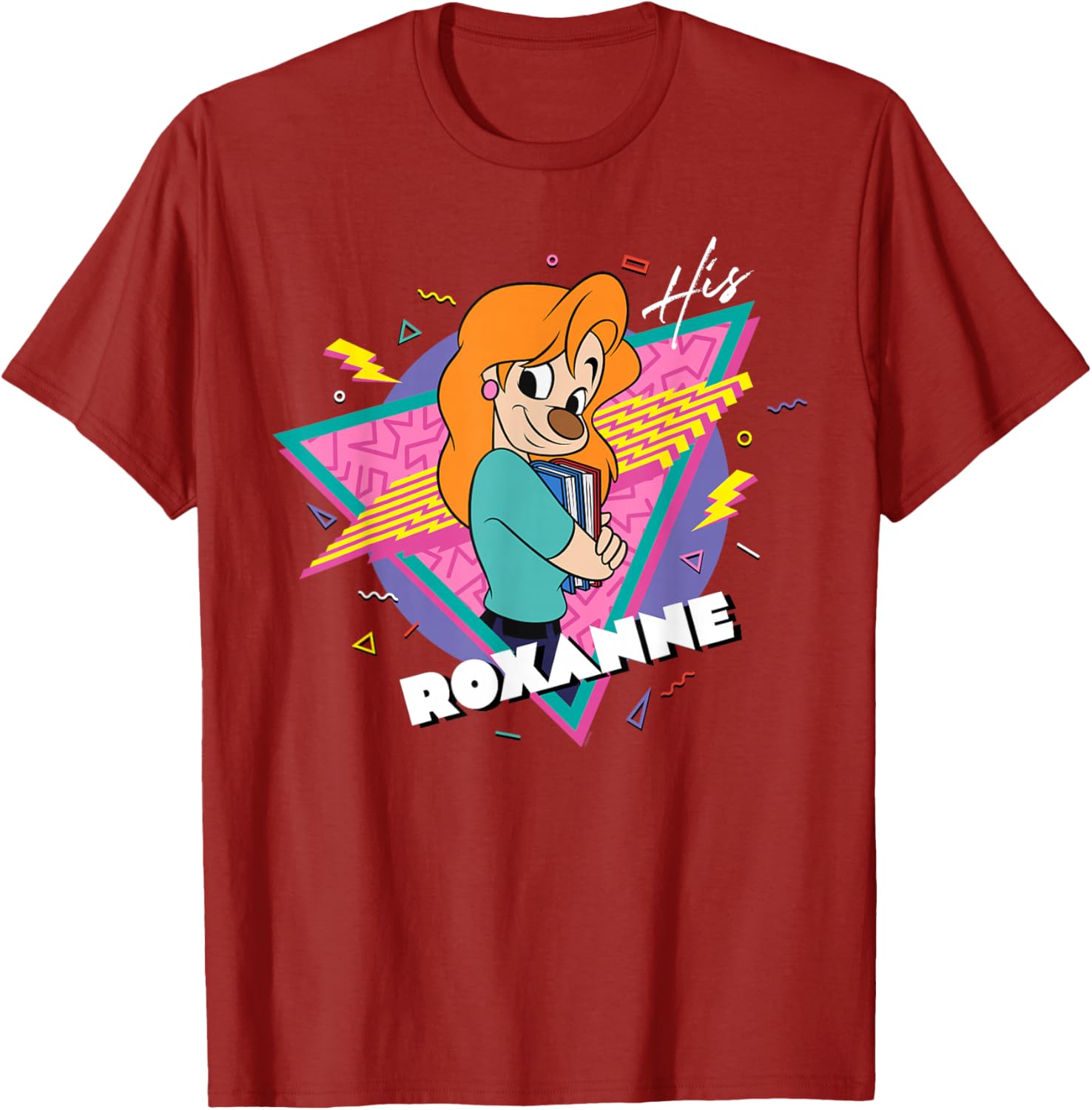 Disney A Goofy Movie Retro 90s Couples Matching His Roxanne T-Shirt - 15