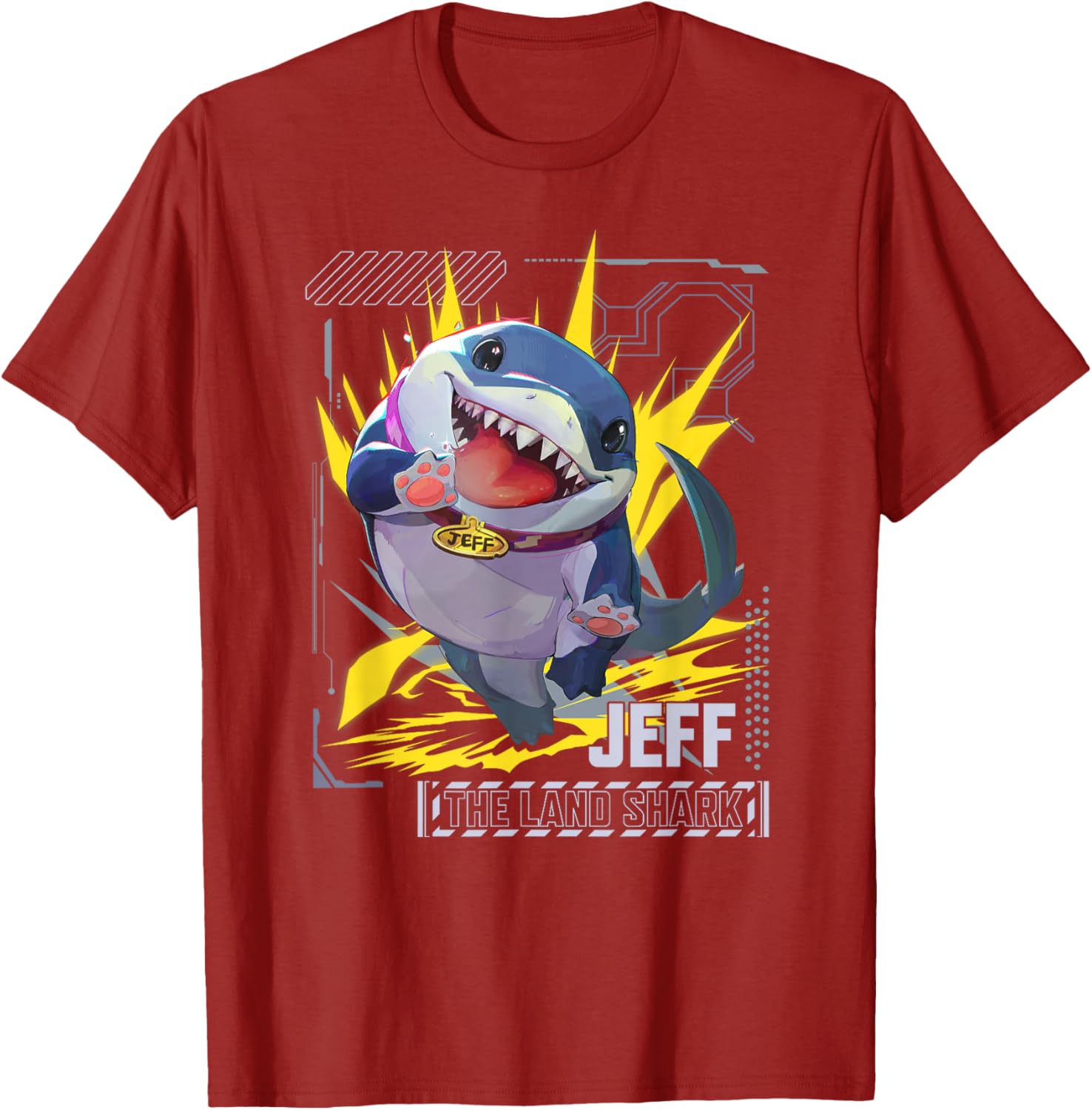 Marvel Rivals Jeff the Land Shark T-Shirt for Superhero Gamers - 12