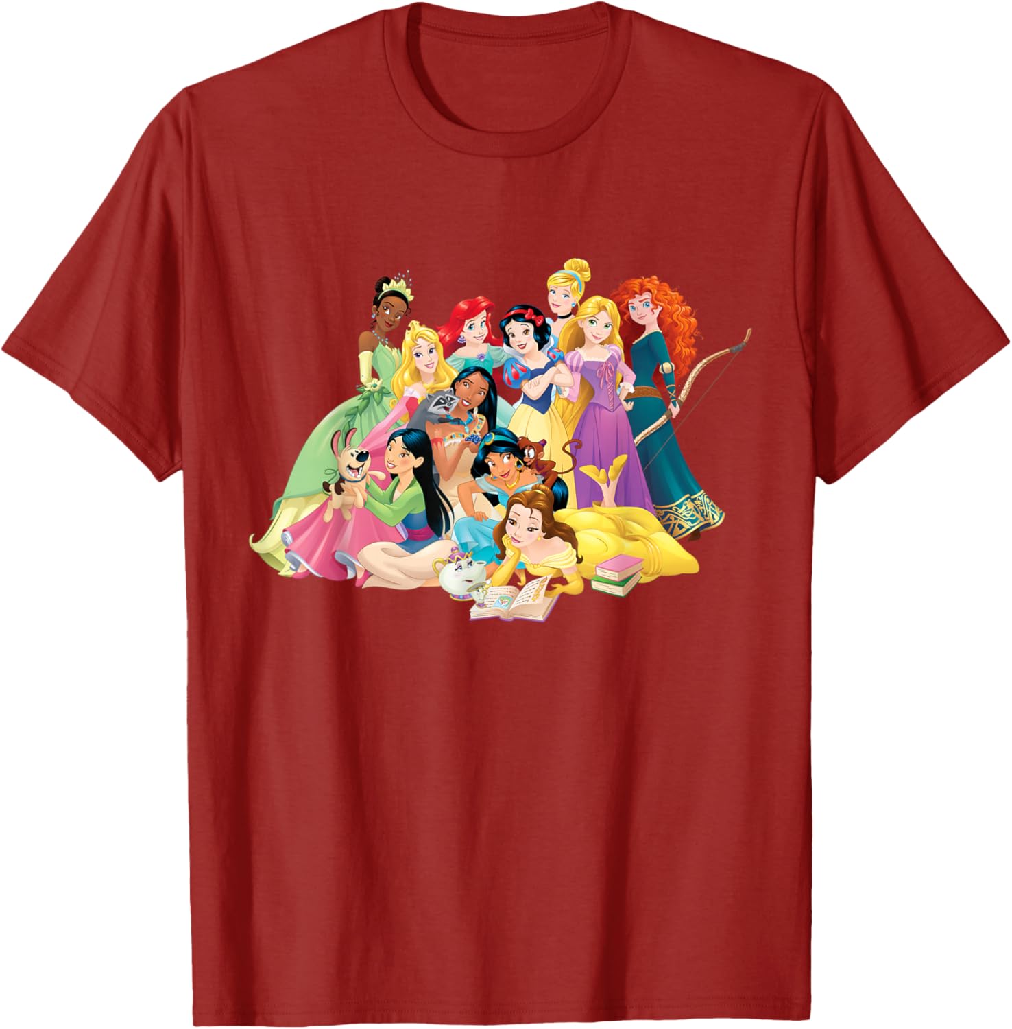 Disney Princess Long Sleeve T-Shirt for Kids - Group Photo Design - 4