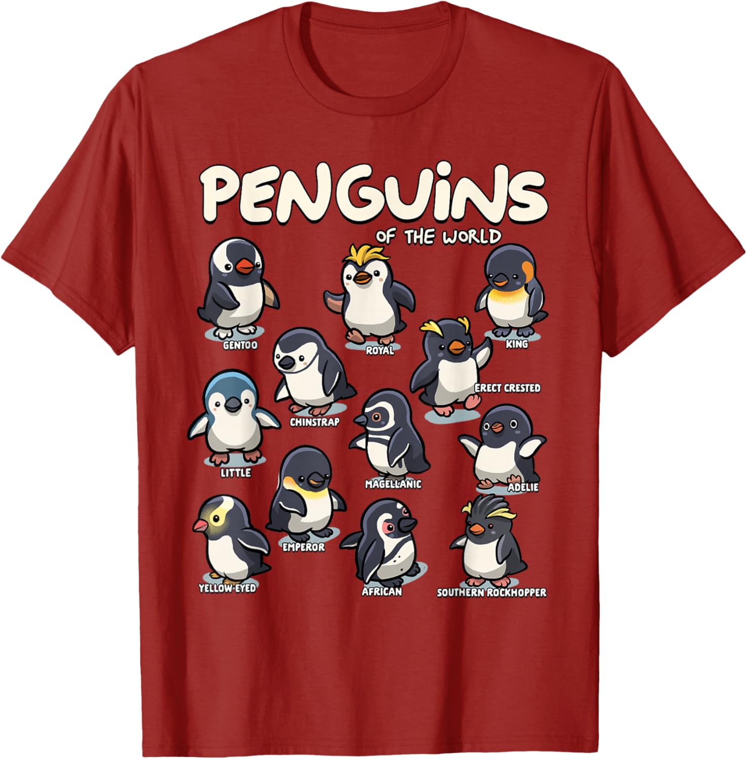 Cute Penguin Lovers T-Shirt for Animal Fans - Stylish Penguin Apparel - 24