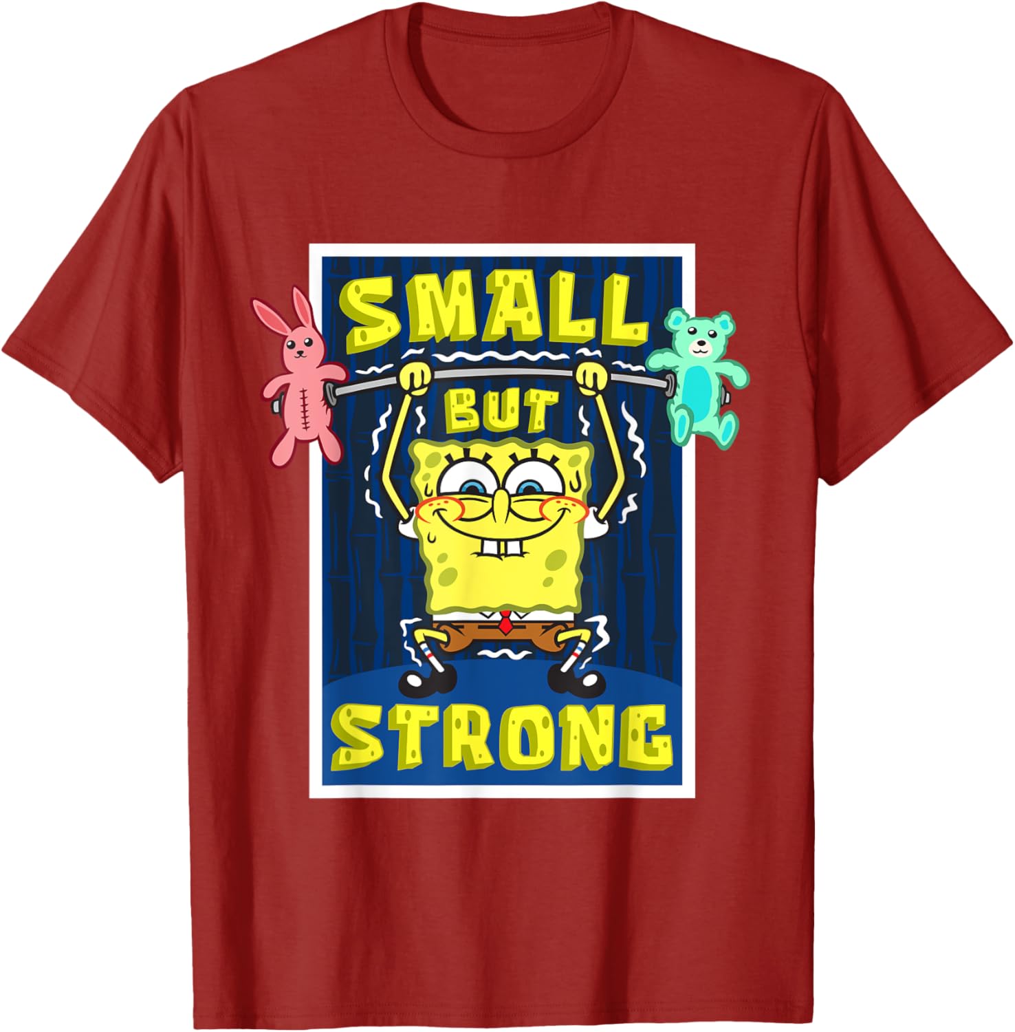 Mademark SpongeBob Small But Strong Birthday T-Shirt for Kids - 9