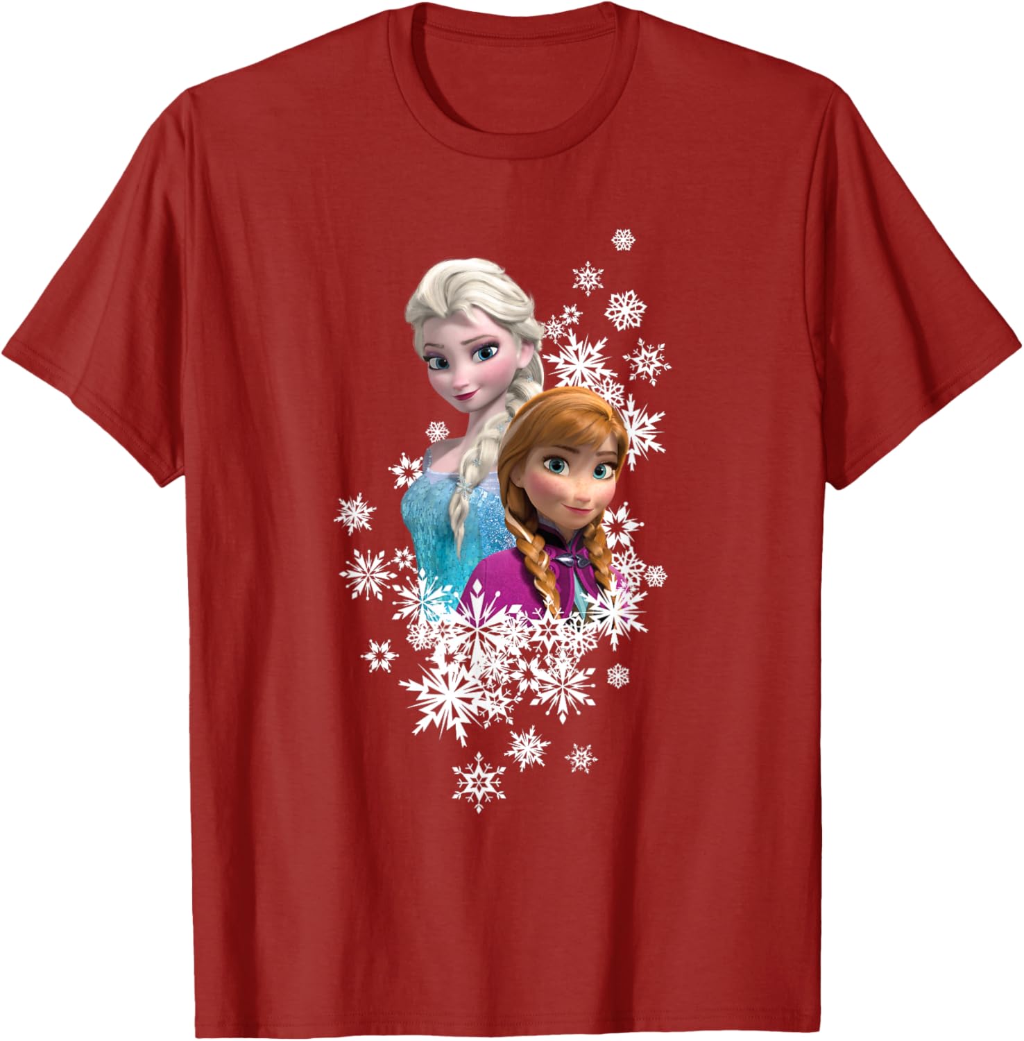 Disney Frozen Anna and Elsa Snowflakes T-Shirt for Kids and Fans - 4