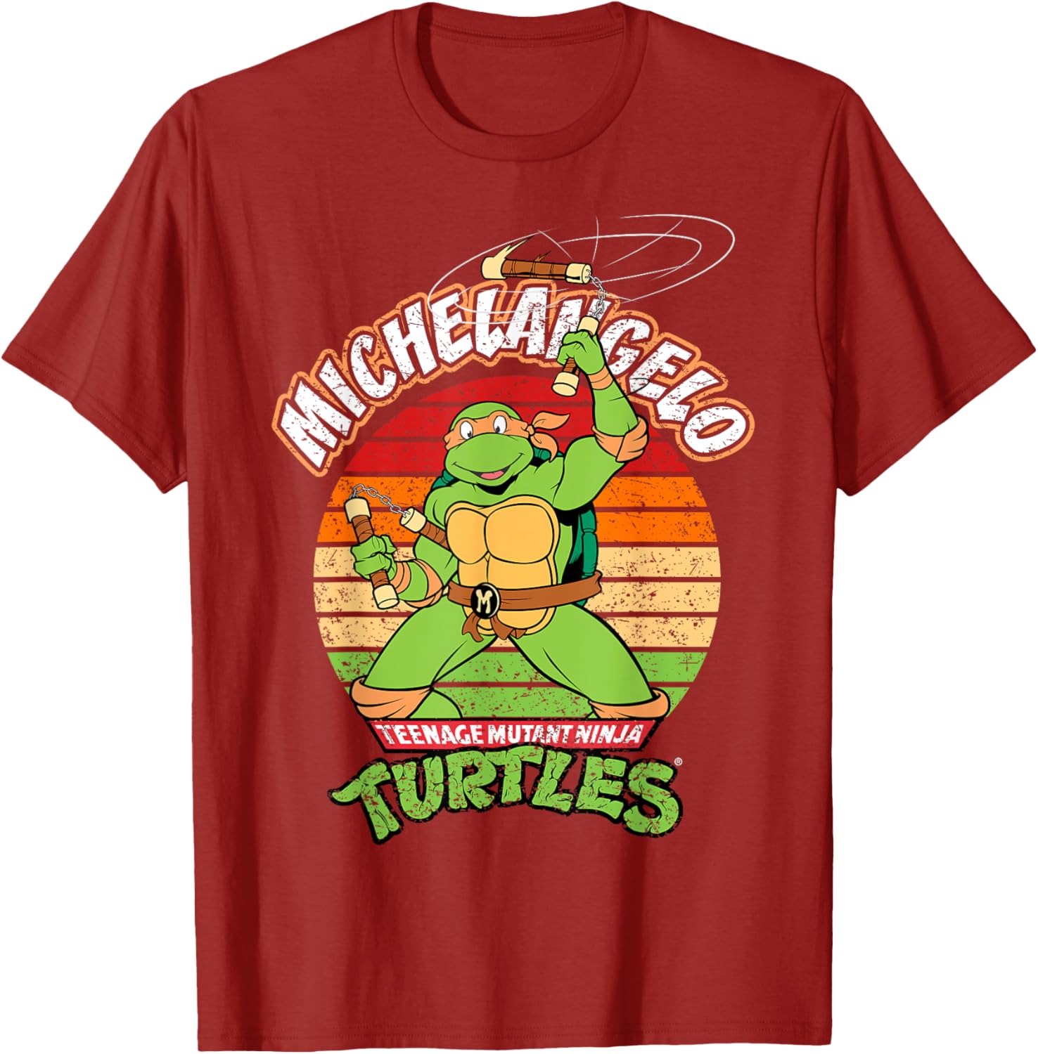 Mademark TMNT Michelangelo Ready For Action T-Shirt for Kids and Adults - 17
