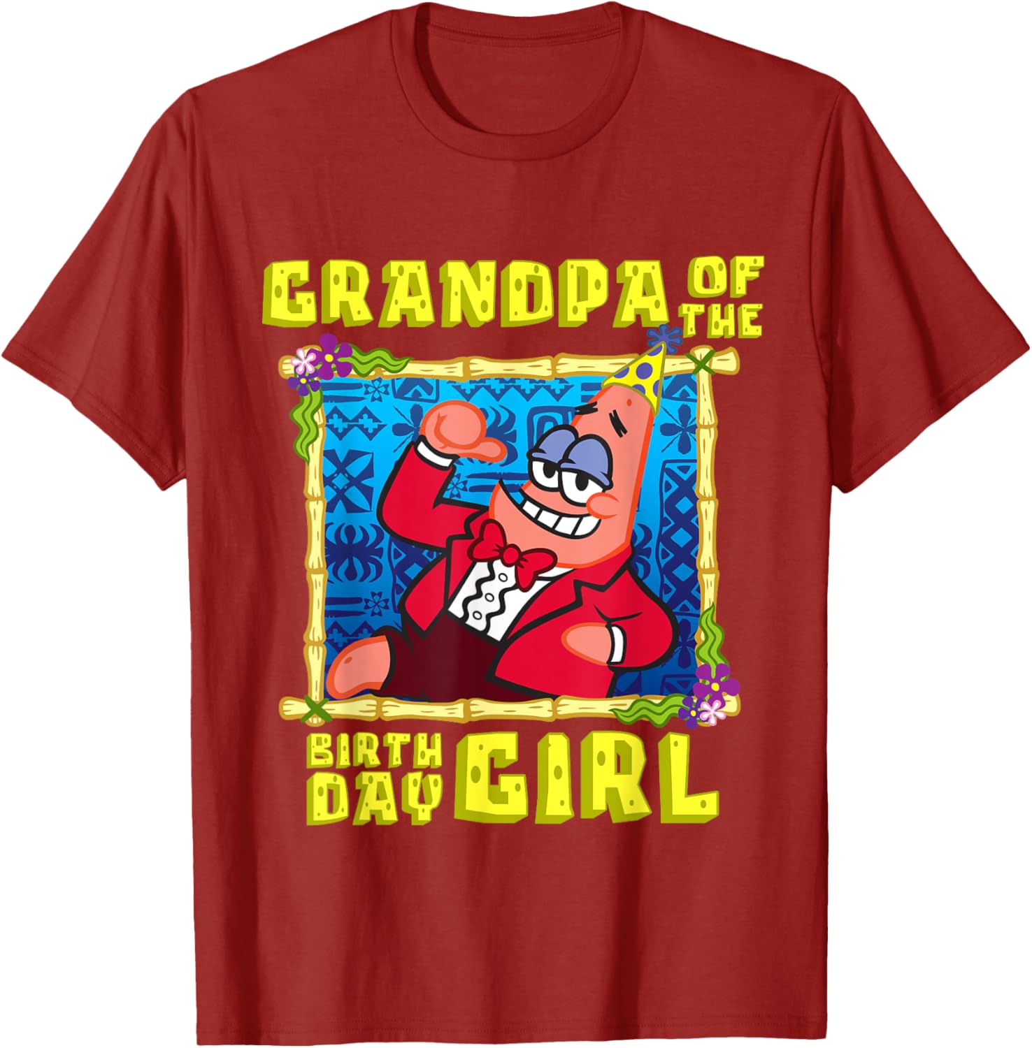 Mademark SpongeBob SquarePants Grandpa Pop T-Shirt for Birthday Girls - 3