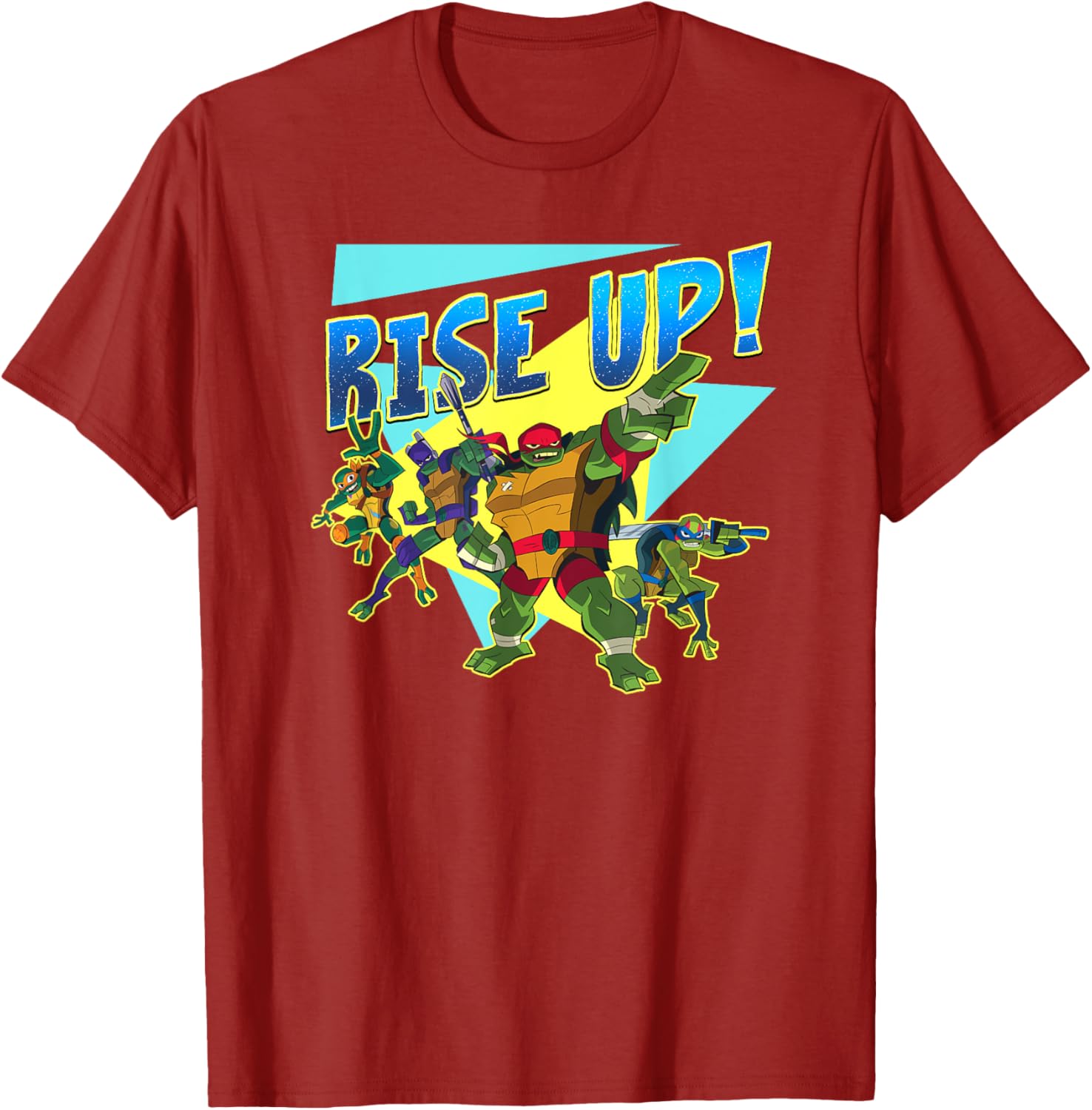 Mademark TMNT Rise Up T-Shirt for Fans of Teenage Mutant Ninja Turtles - 4