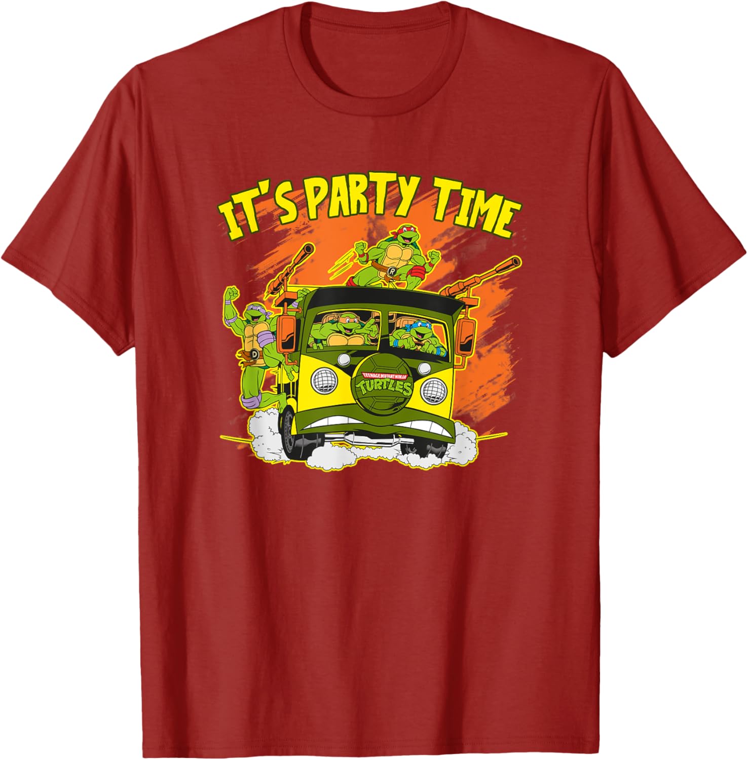 Mademark Teenage Mutant Ninja Turtles Party Time T-Shirt for Kids - 12