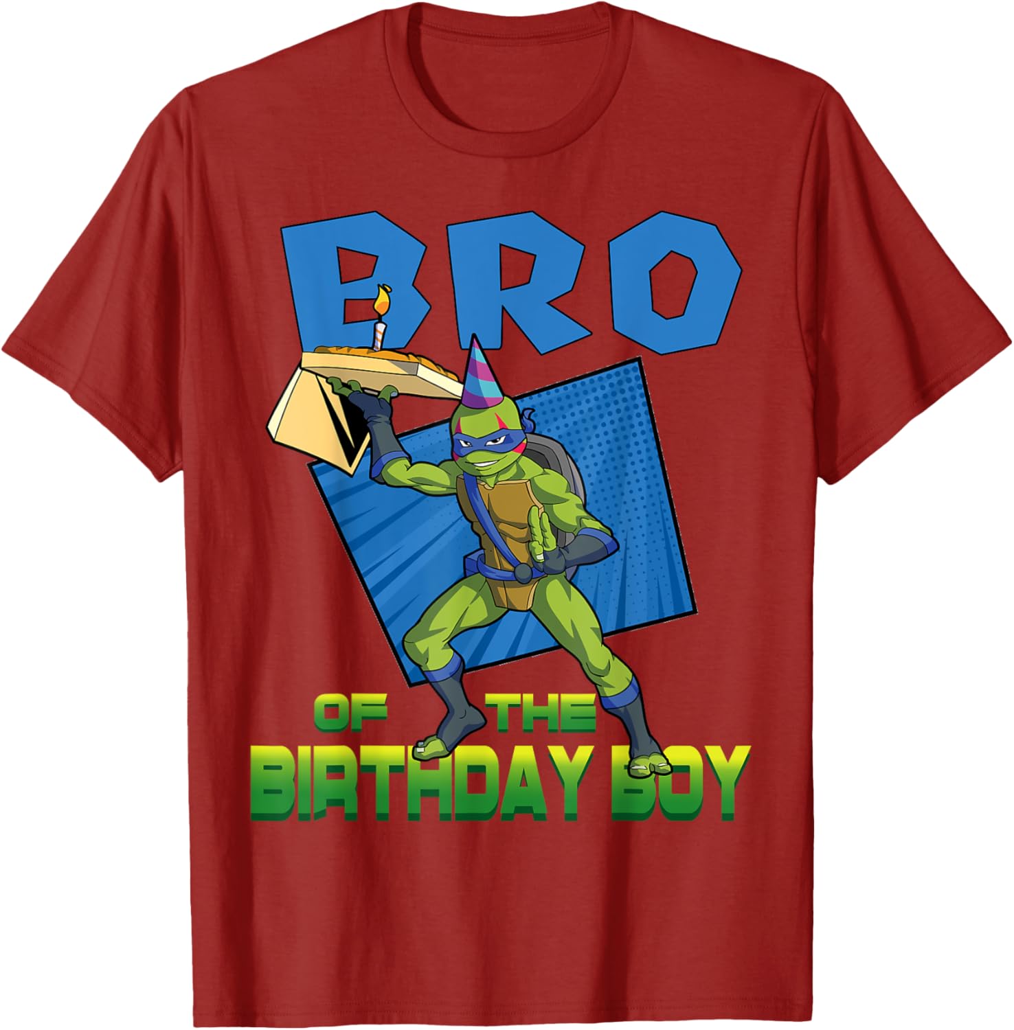 Mademark Teenage Mutant Ninja Turtles Leo Birthday Pizza Party T-Shirt - 11