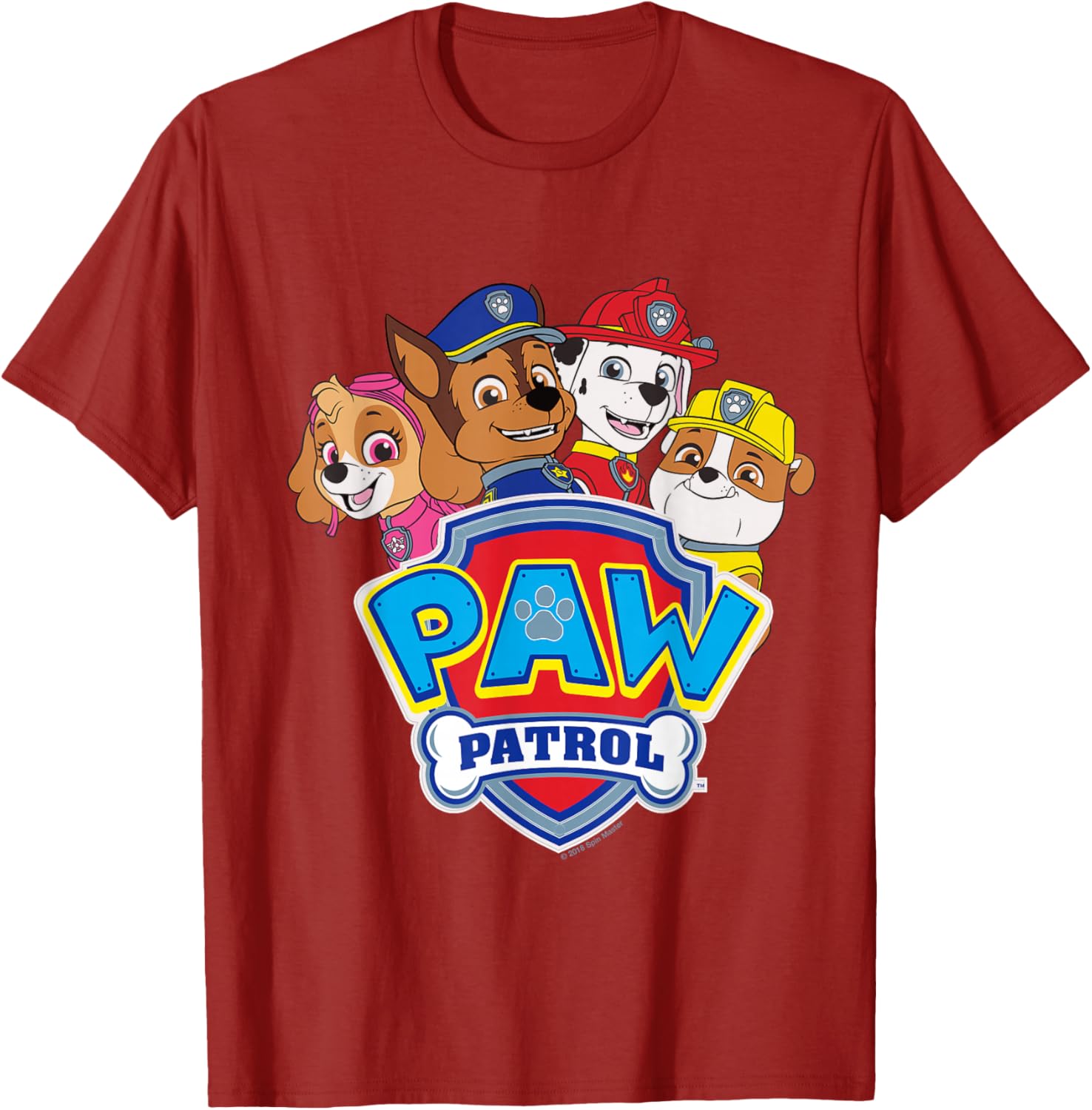 Paw Patrol Logo Group T-Shirt for Kids - Fun and Stylish Apparel - 15