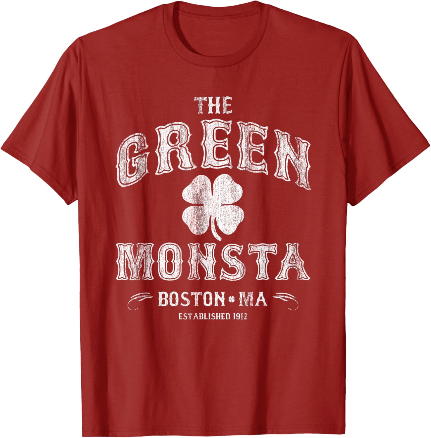 The Green Monsta Boston T-Shirt Perfect for Game Day or St. Patrick's Day - 12