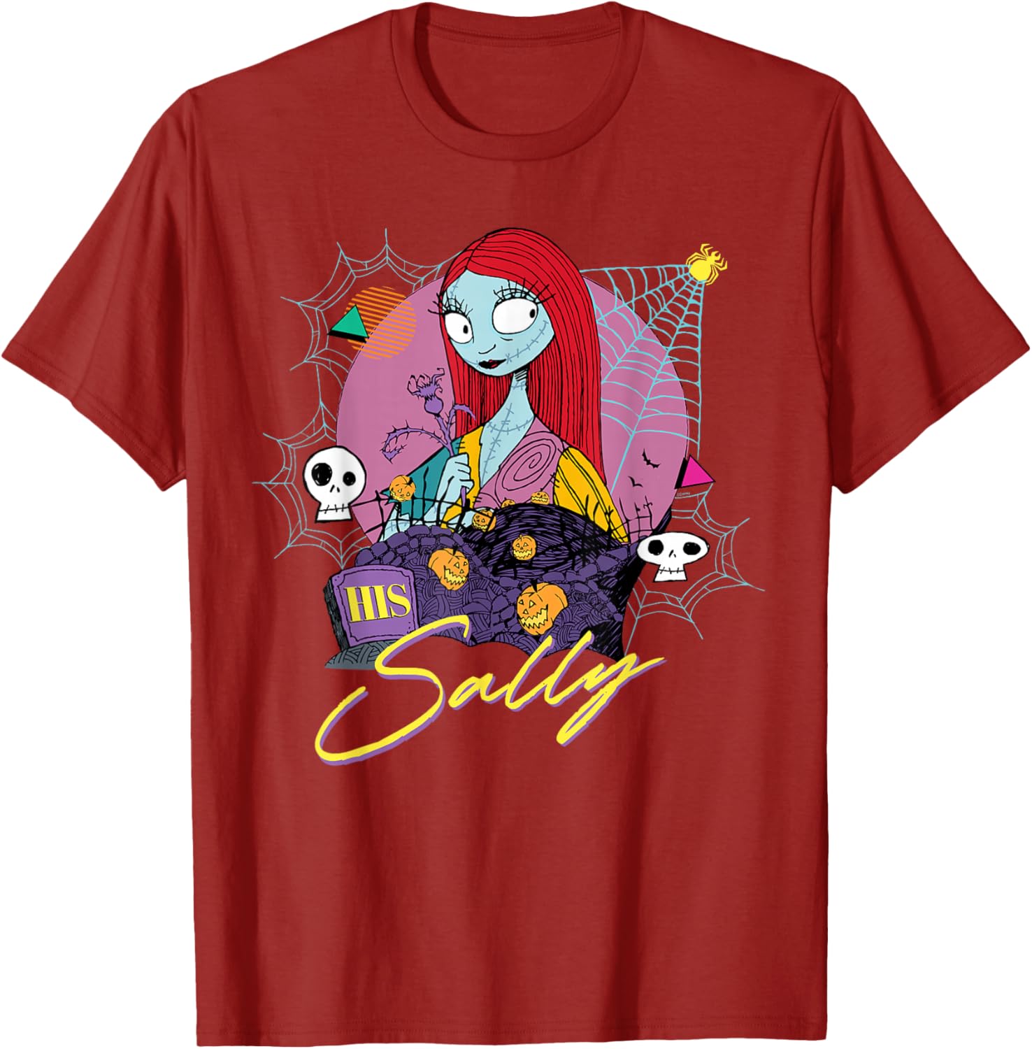 Disney The Nightmare Before Christmas Matching His Sally T-Shirt for Couples - 5