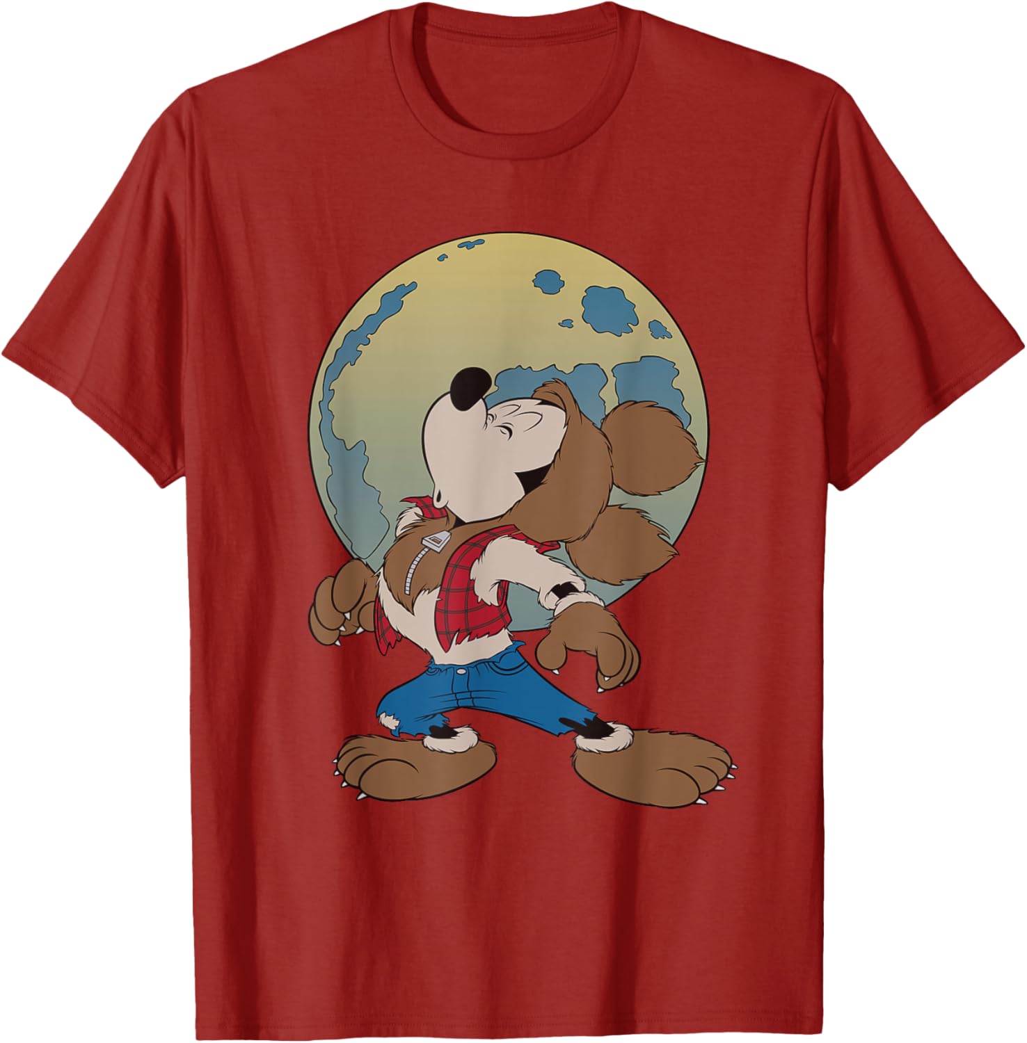 Mickey Mouse Werewolf Halloween Costume T-Shirt for Fun Celebrations - 12