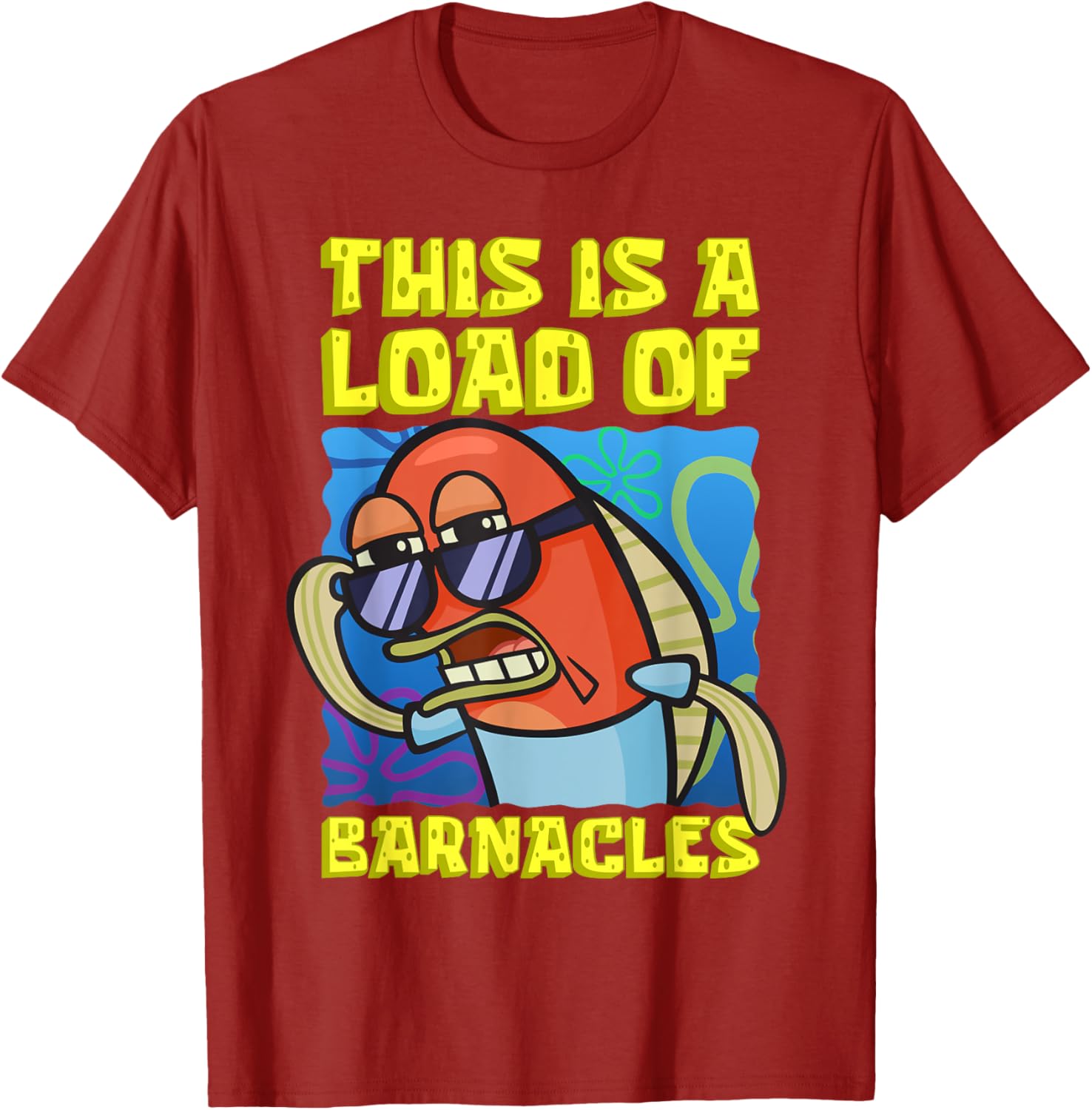 Funny SpongeBob Barnacles T-Shirt - Mademark x SpongeBob Apparel - 13