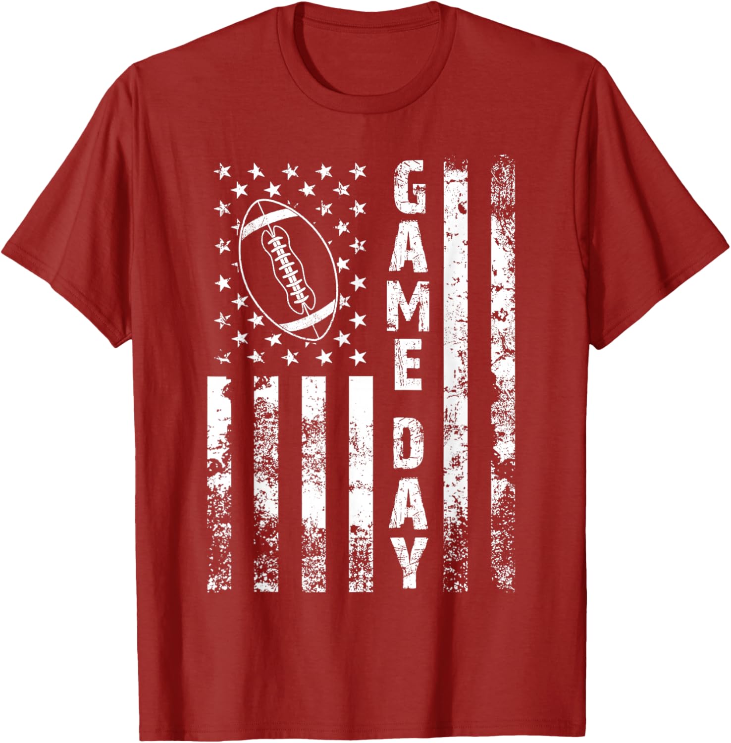 Game Day Flag American Football T-Shirt for Loving Moms and Dads - 3
