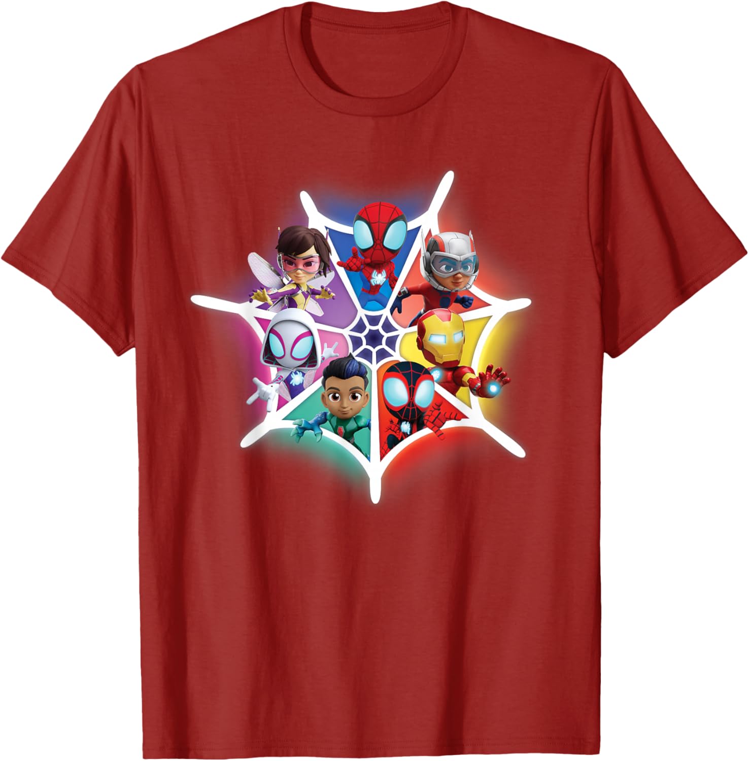 Marvel Spidey and Friends Avengers Team-Up T-Shirt for Kids and Adults - 12