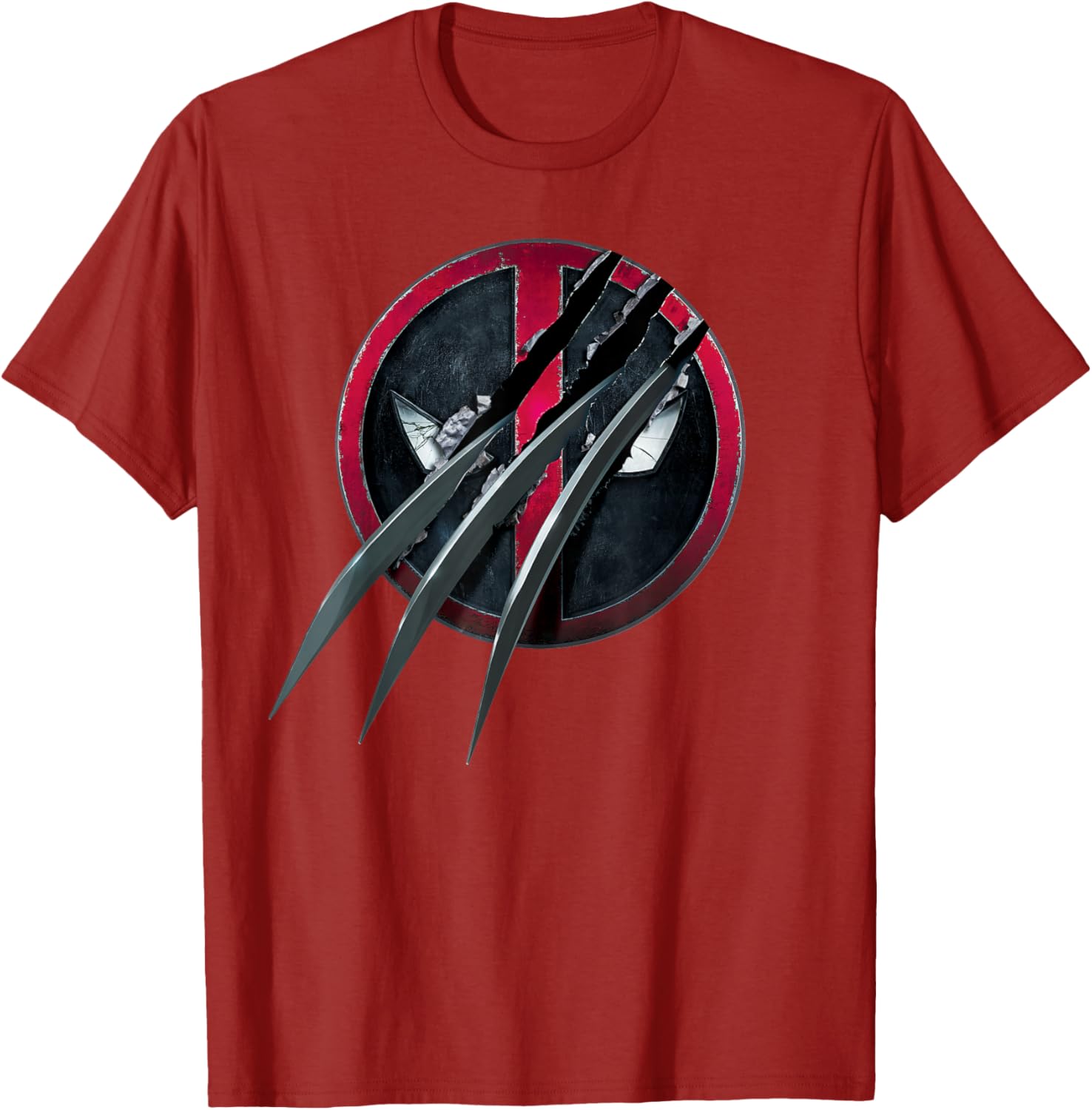 Deadpool and Wolverine Icon T-Shirt with Claws for Marvel Fans - 6