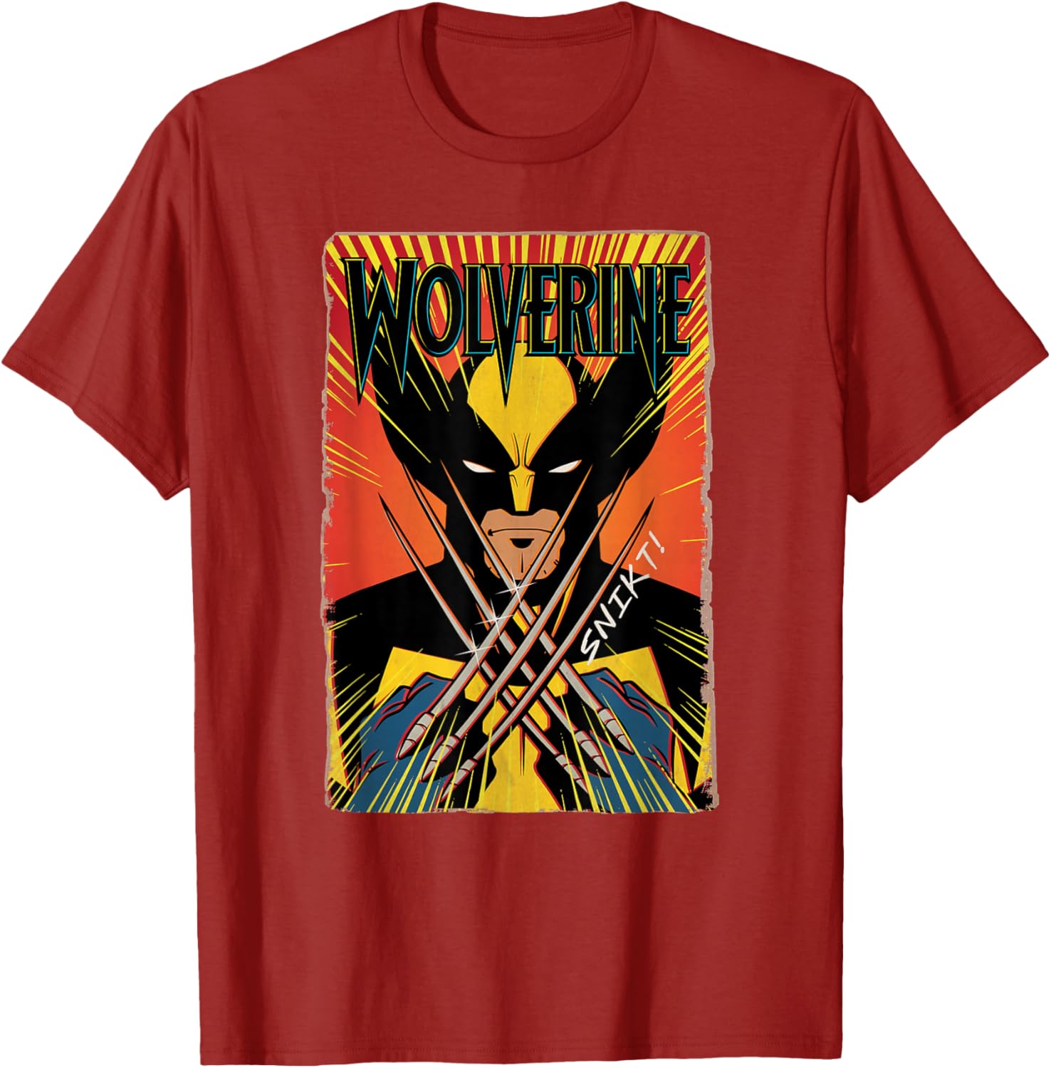 Vintage X-Men 97 Wolverine Claws Snikt T-Shirt for Marvel Fans - 1