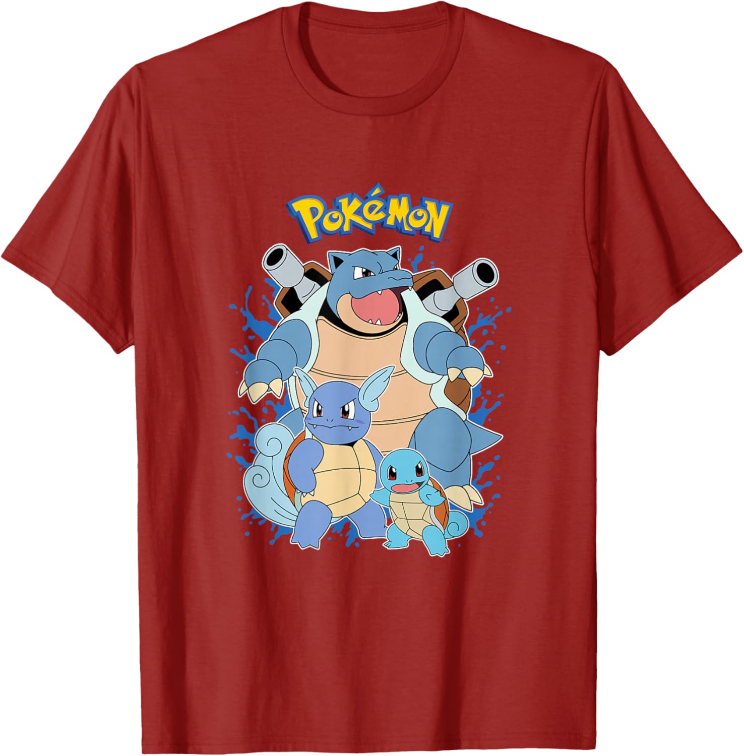 Squirtle Evolution T-Shirt for Pokémon Fans - Fun Graphic Tee Design - 8