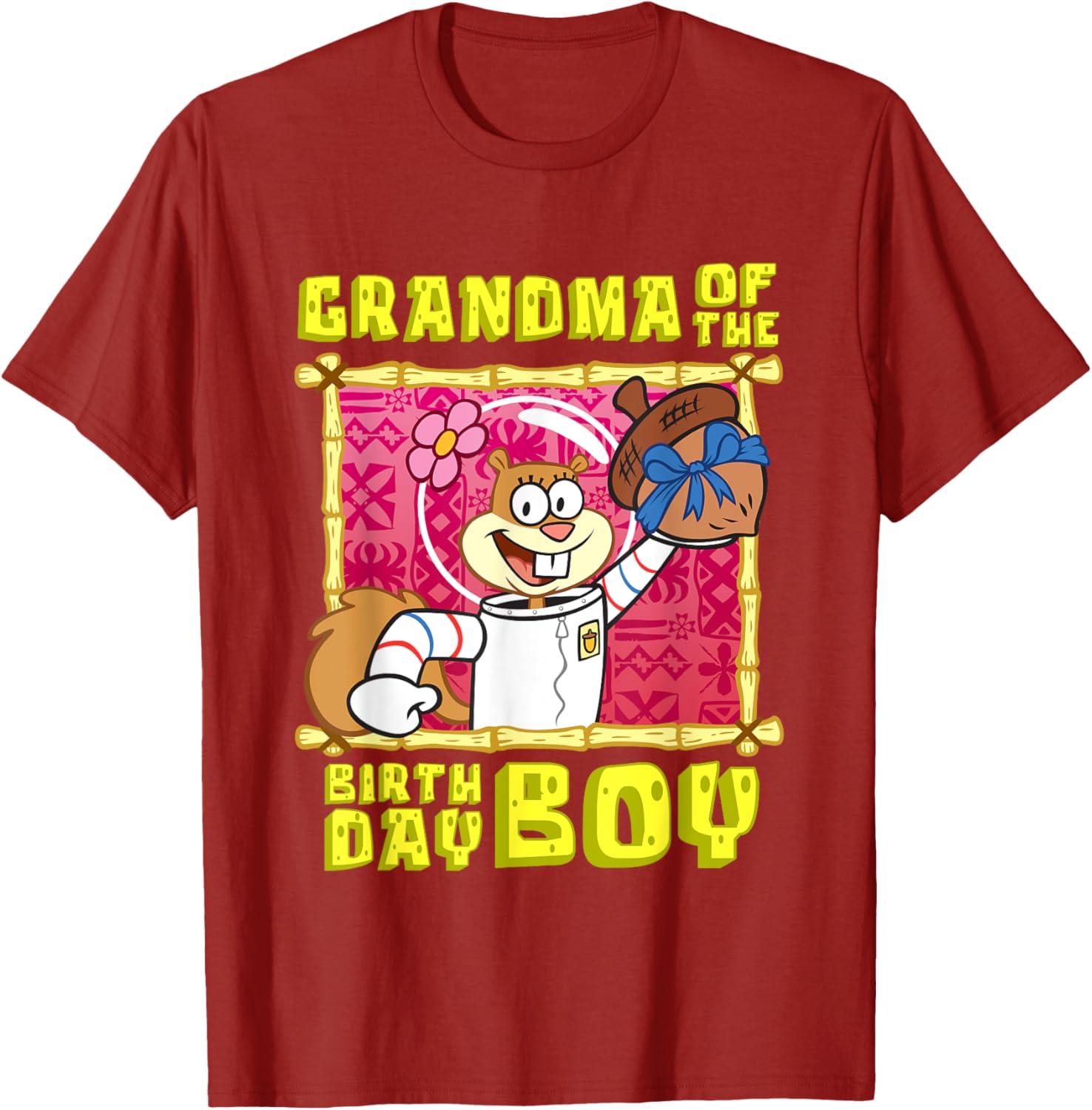 Mademark SpongeBob Sandy Grandma Birthday Boy T-Shirt Gift for Grandma - 8