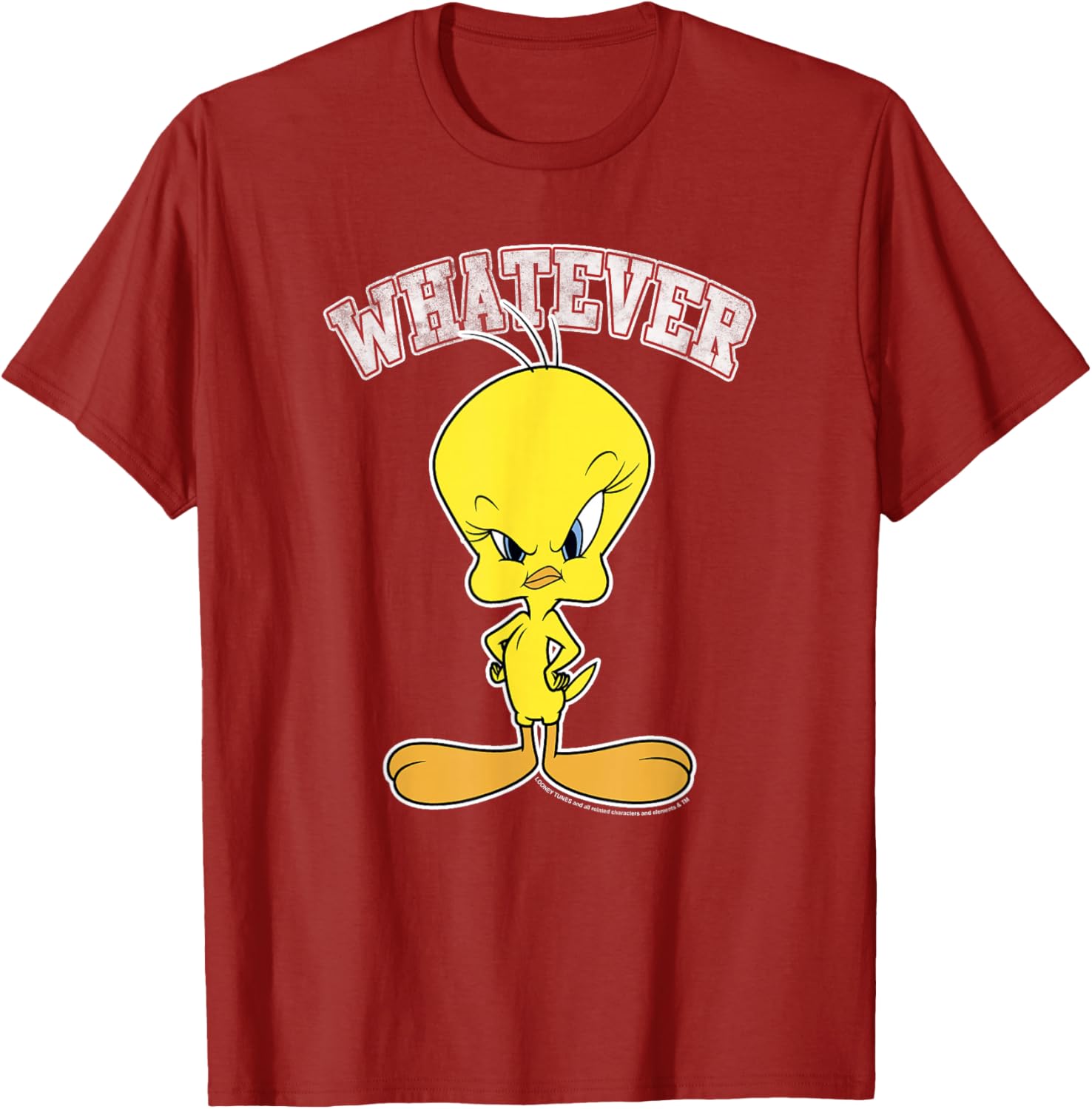 Looney Tunes Tweety Mad Face T-Shirt for Fun Casual Wear - 4