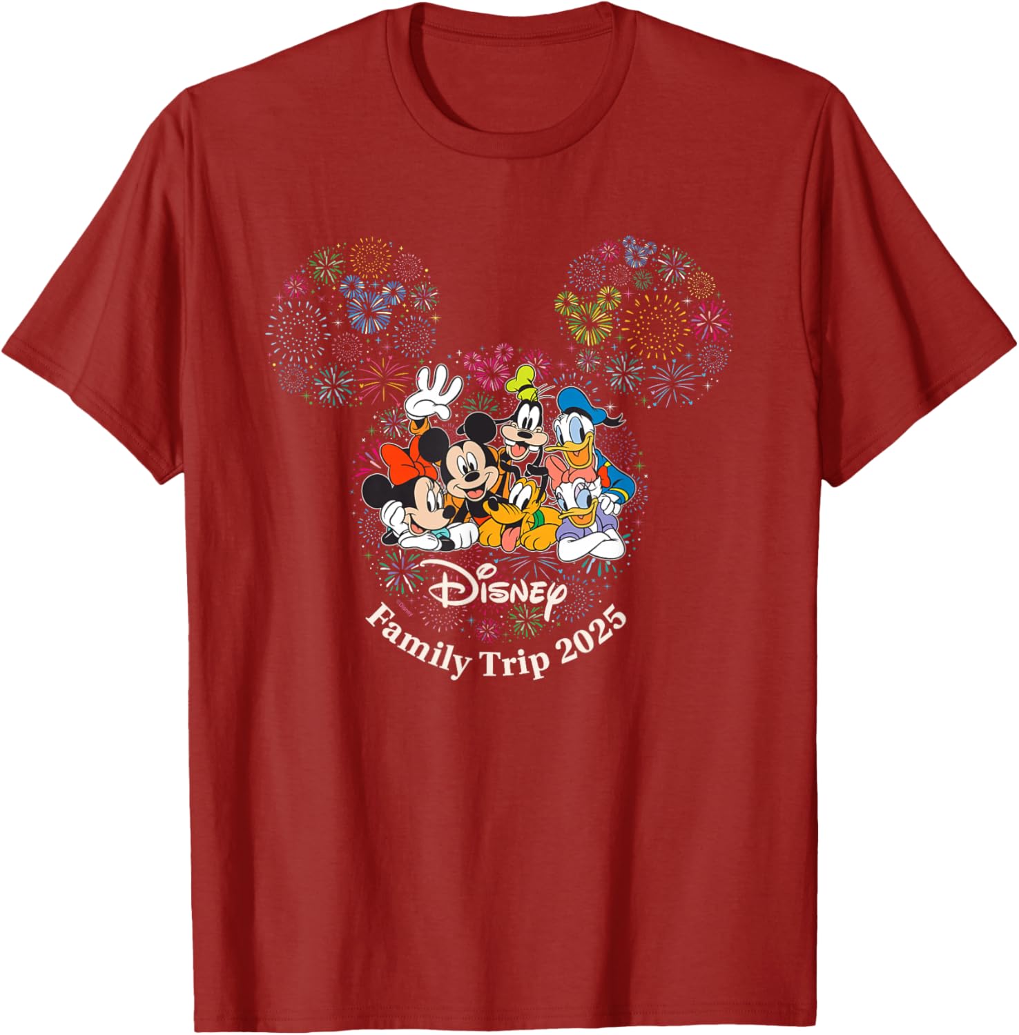 Disney Mickey & Friends Fireworks Vacation Family T-Shirt 2025 - 2