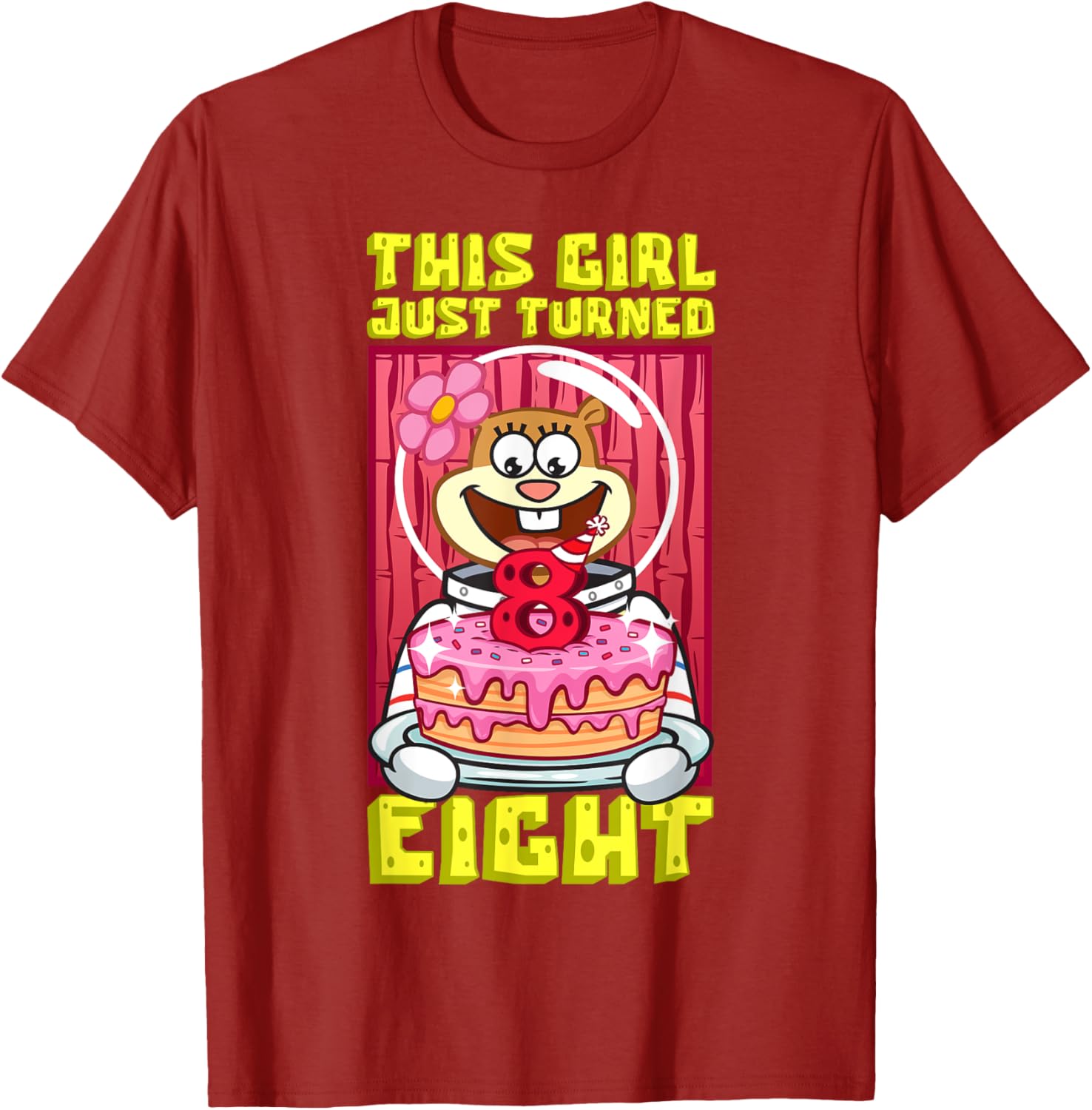 Mademark x SpongeBob SquarePants Sandy 8th Birthday Fun T-Shirt - 10
