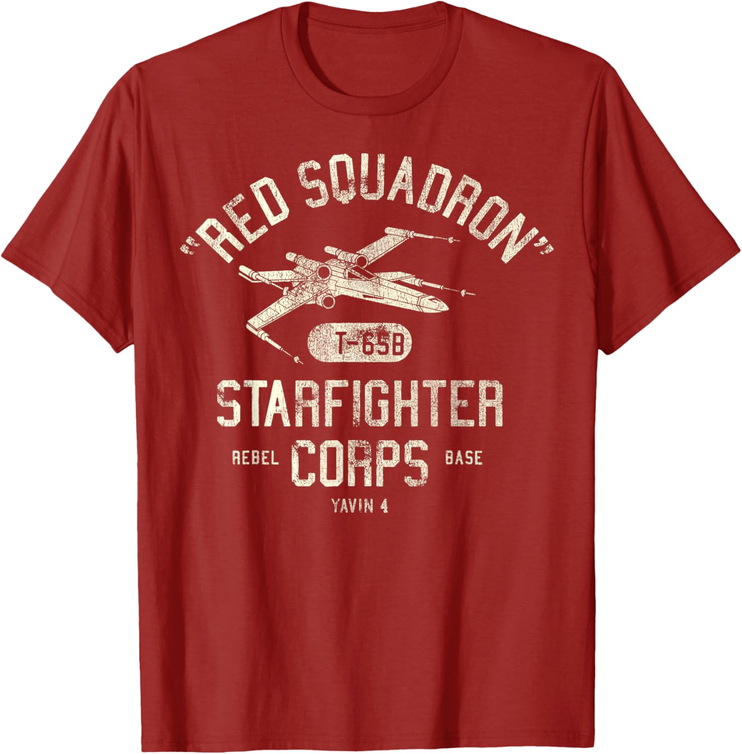 Star Wars X-Wing Starfighter Corps Collegiate T-Shirt for Fans - 10