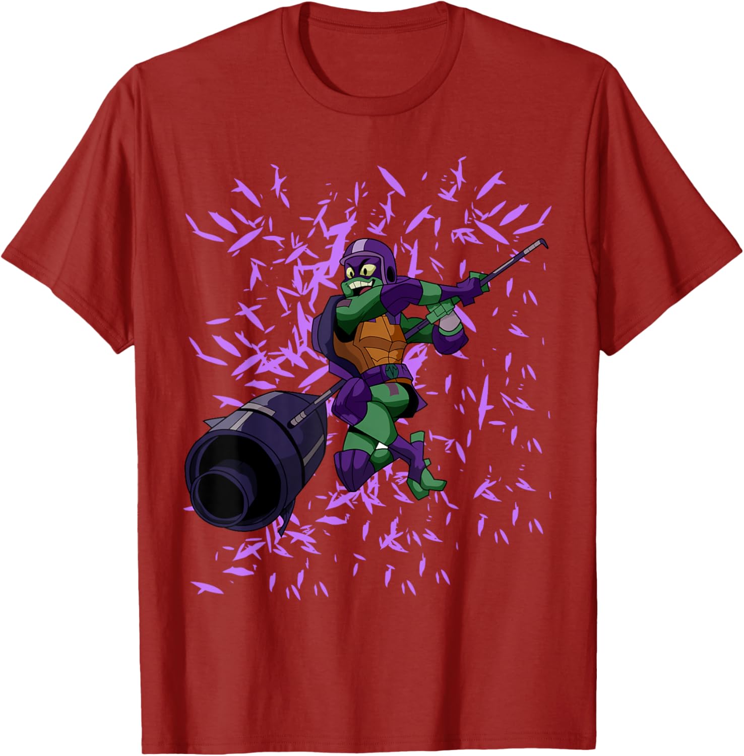 Mademark Teenage Mutant Ninja Turtles Donatello Flying Attack T-Shirt - 10