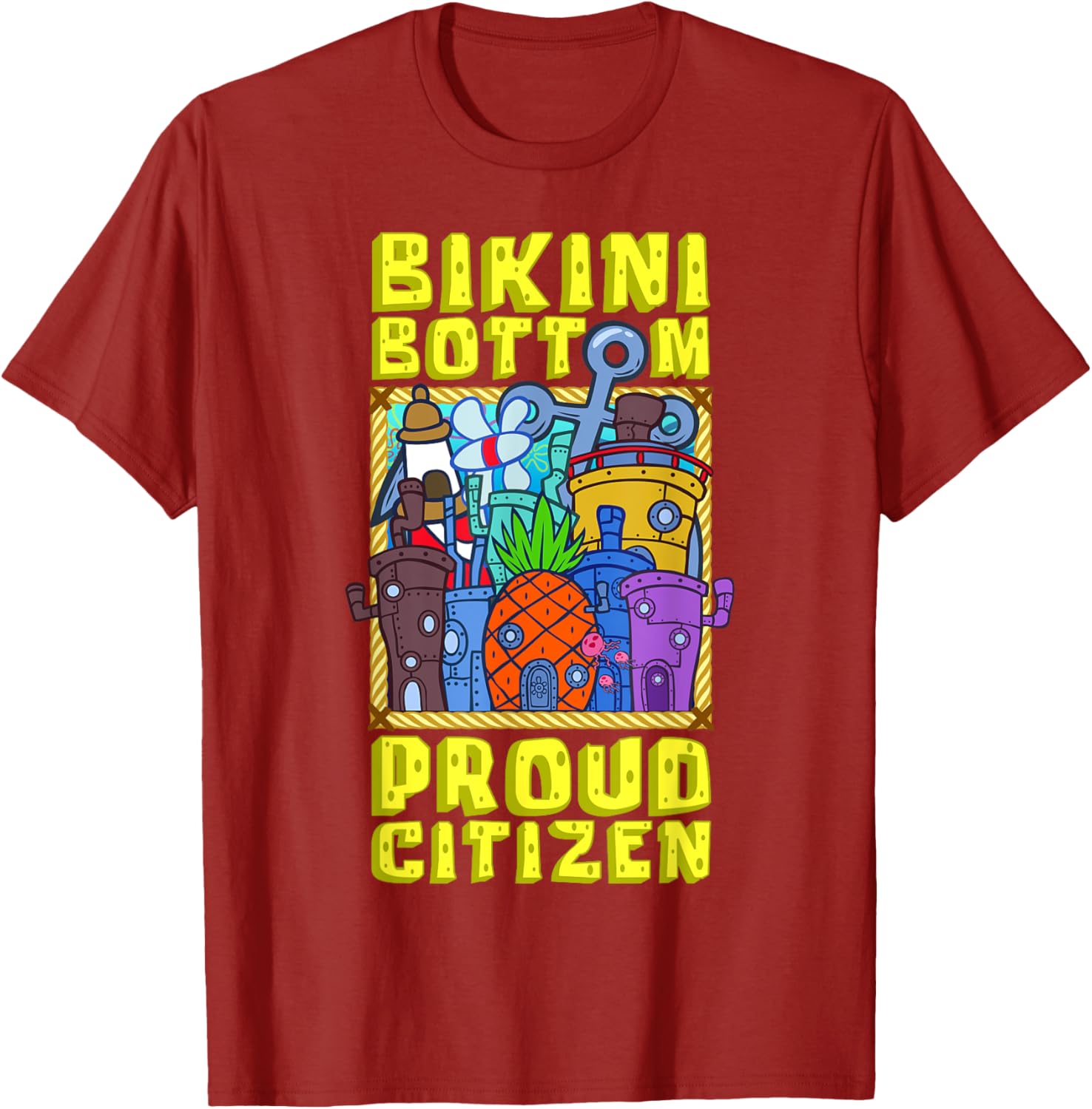 Mademark SpongeBob SquarePants Bikini Bottom Proud Citizen T-Shirt - 10
