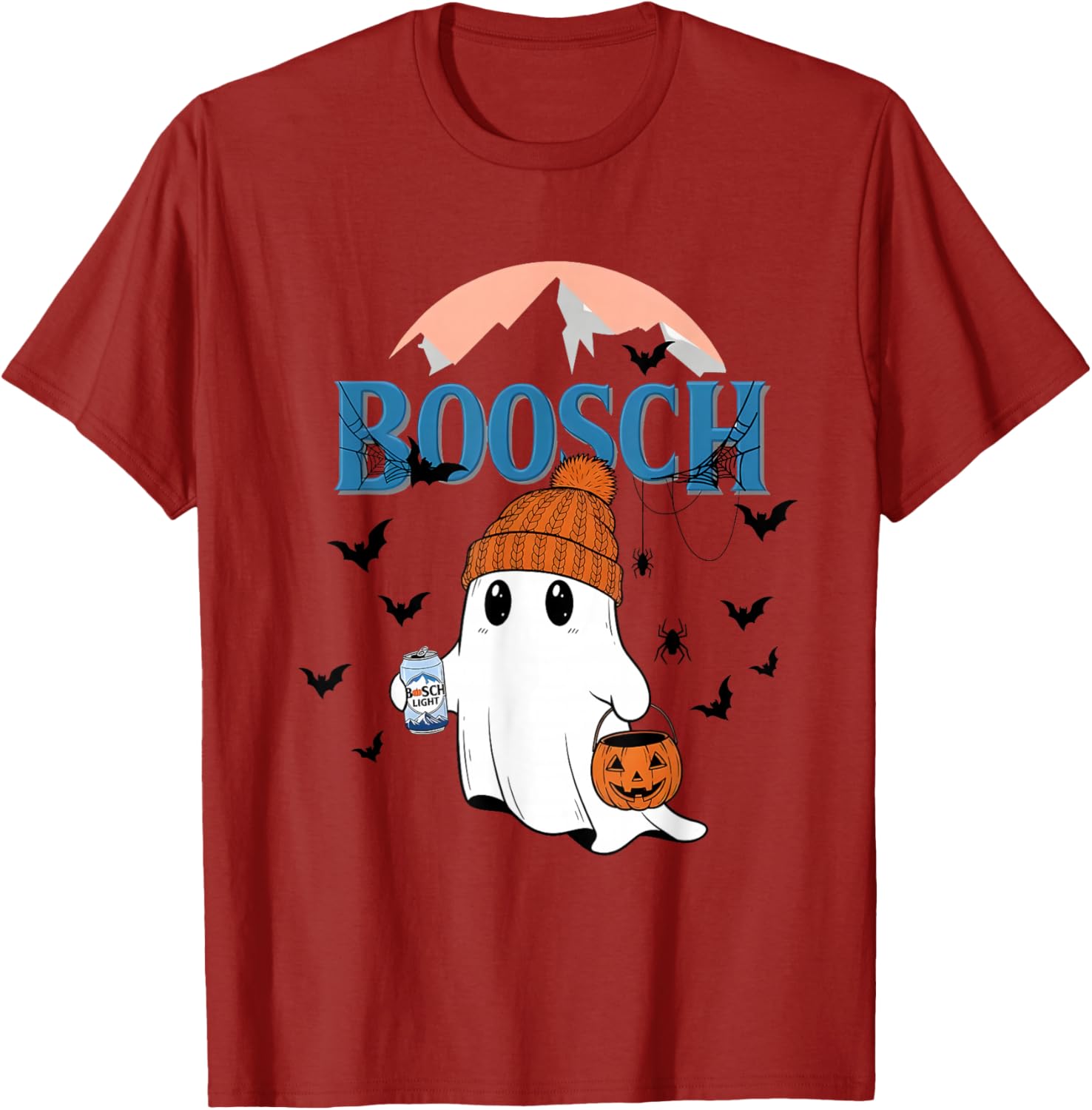 Cute Ghost Beer Pumpkins Halloween T-Shirt for Fun Holiday Spirit - 11