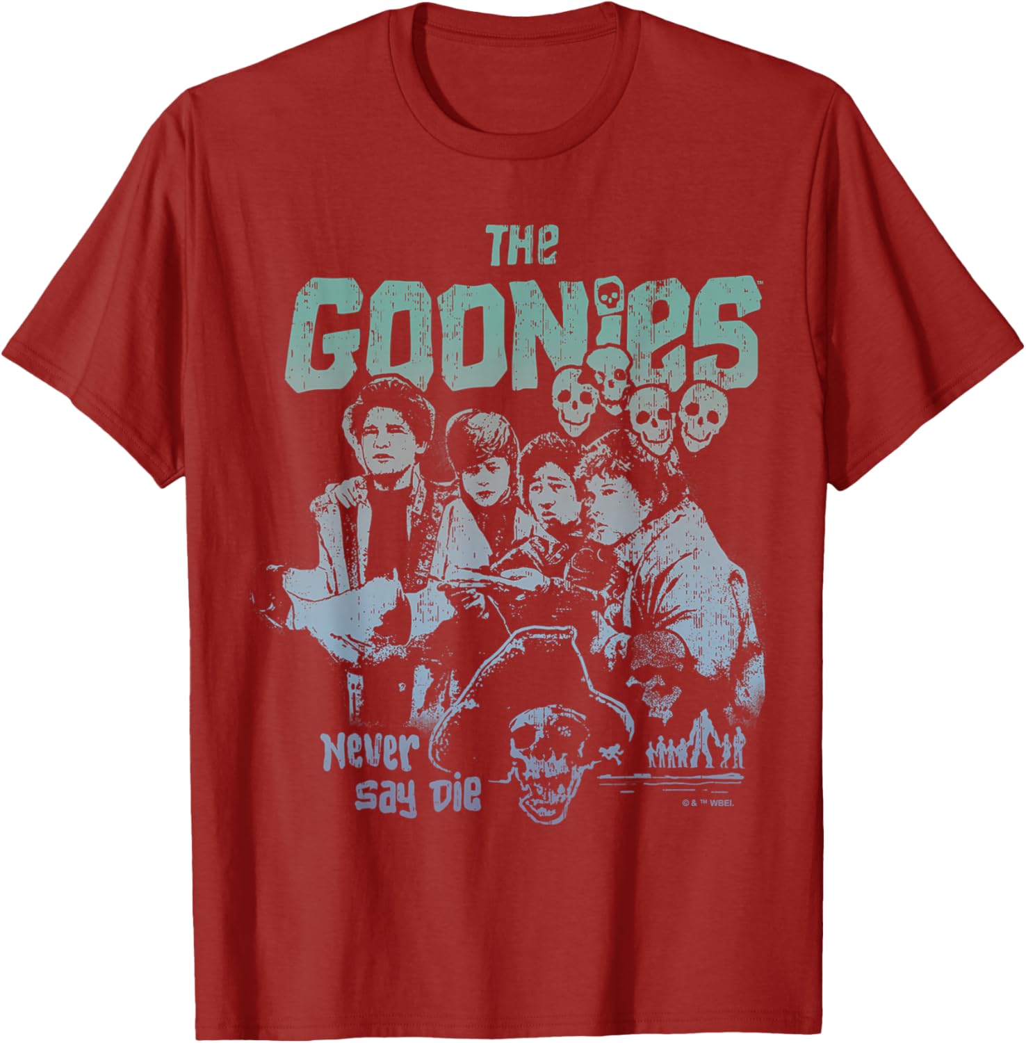 Goonies Never Say Die Group T-Shirt for Fans of Adventure and Nostalgia - 5