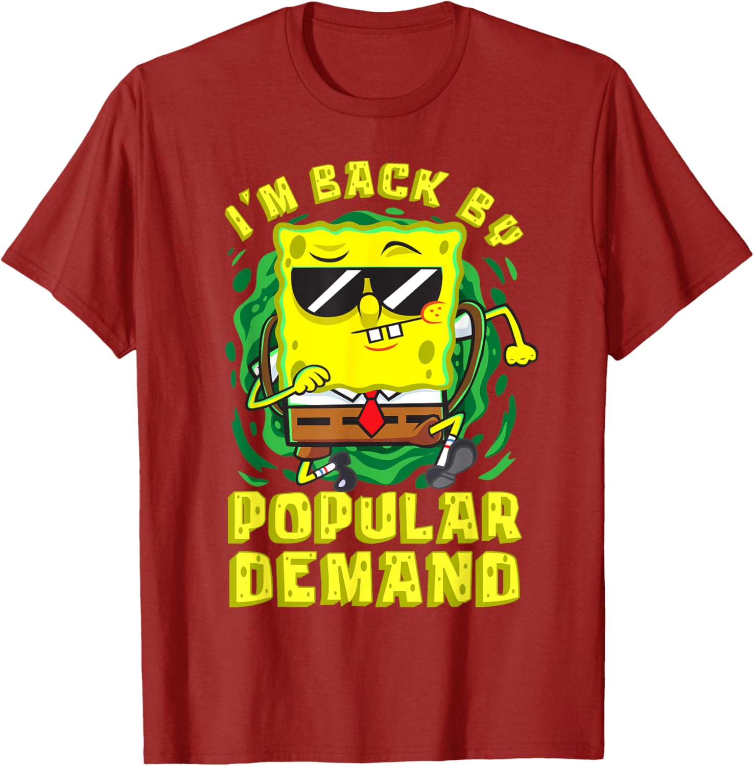 Mademark SpongeBob Im Back T-Shirt for School Fun Trending Apparel - 6